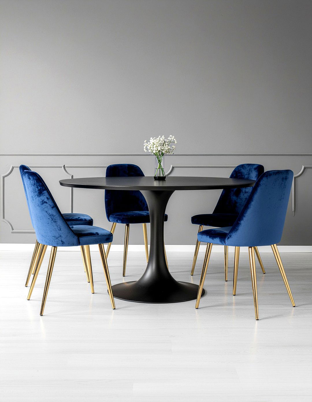 Velvet Dining Room Chairs - 30 new home dining room ideas