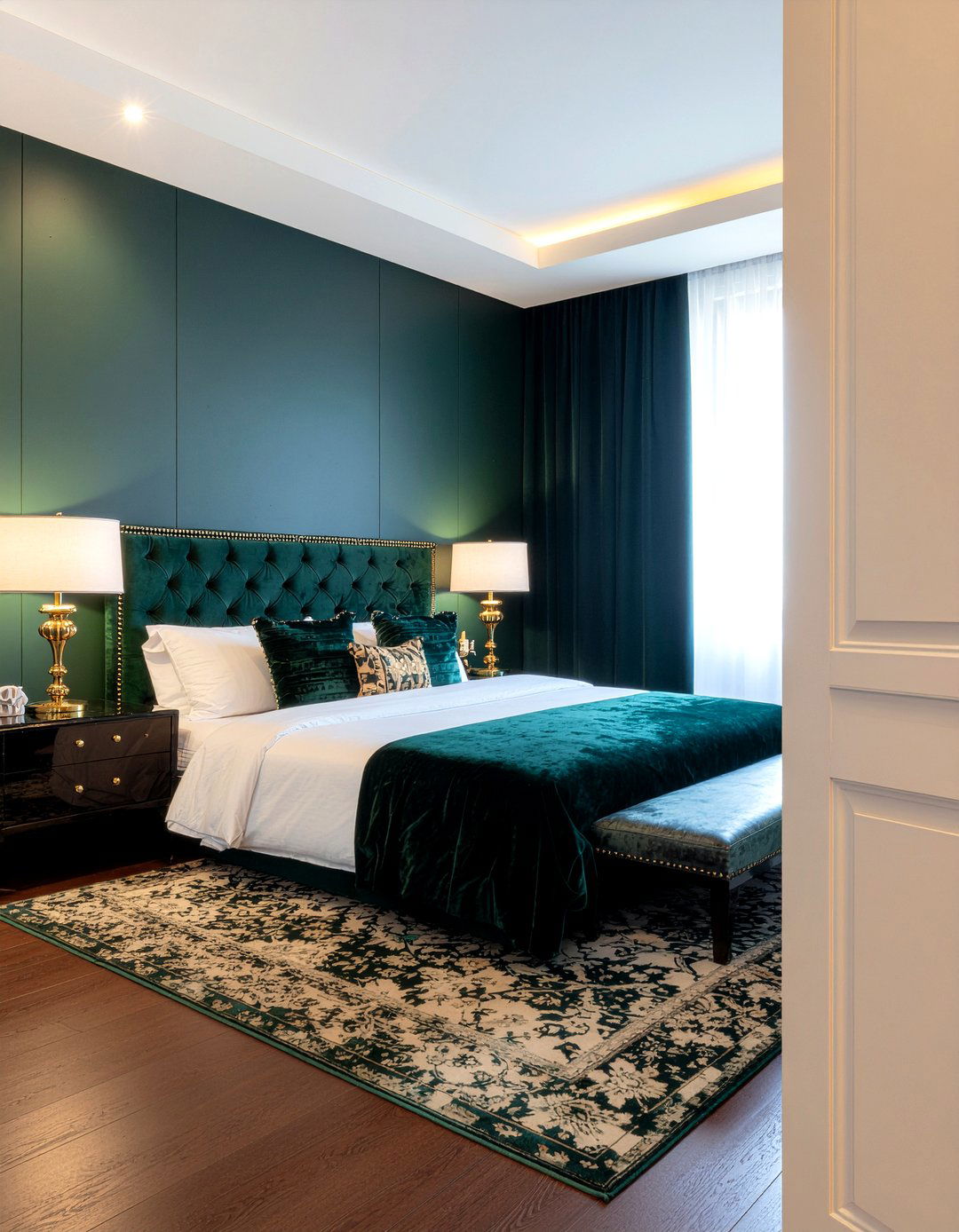 Velvet Door Drape - 30 bedroom door curtains