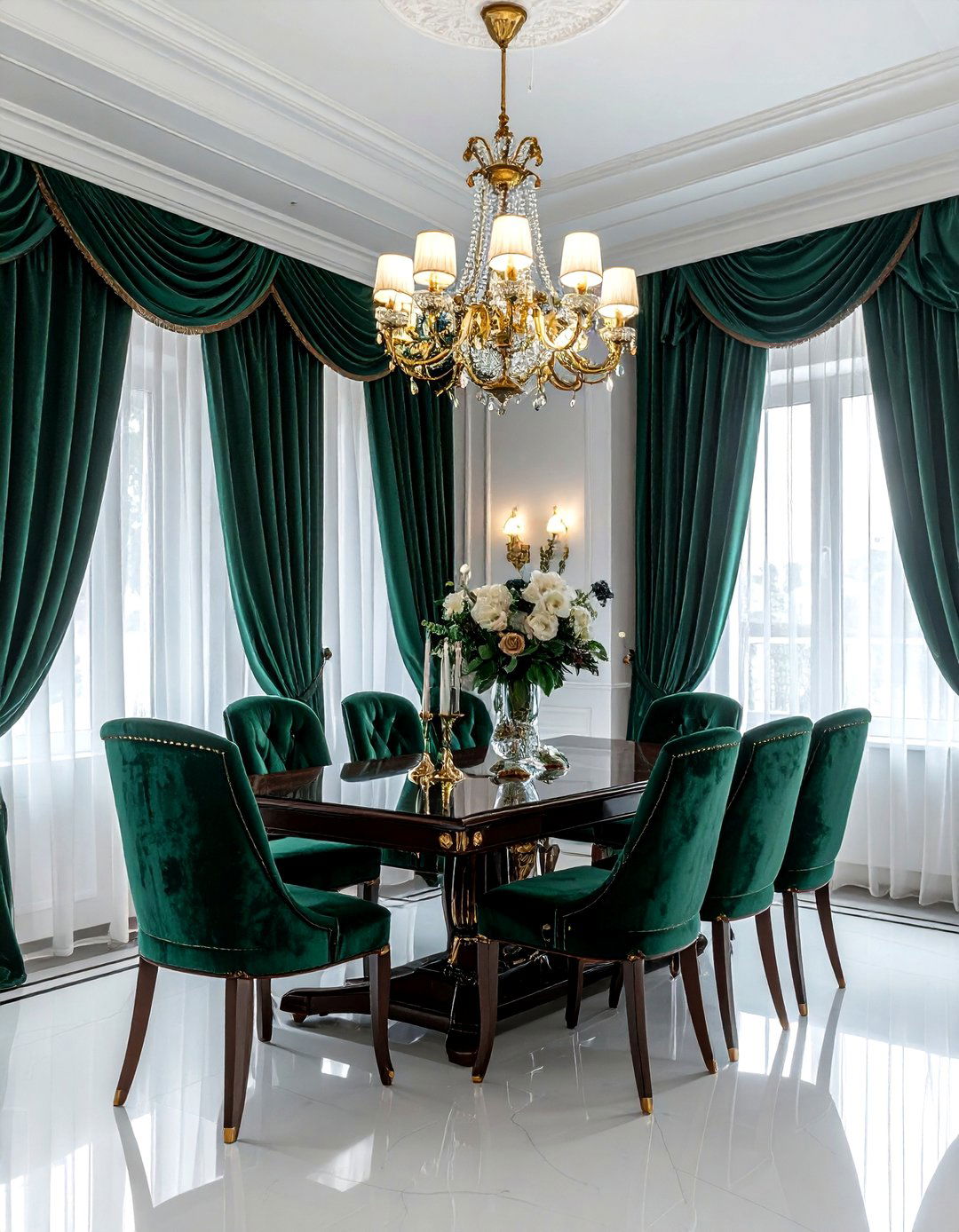 Velvet Drapes - 30 window treatment ideas
