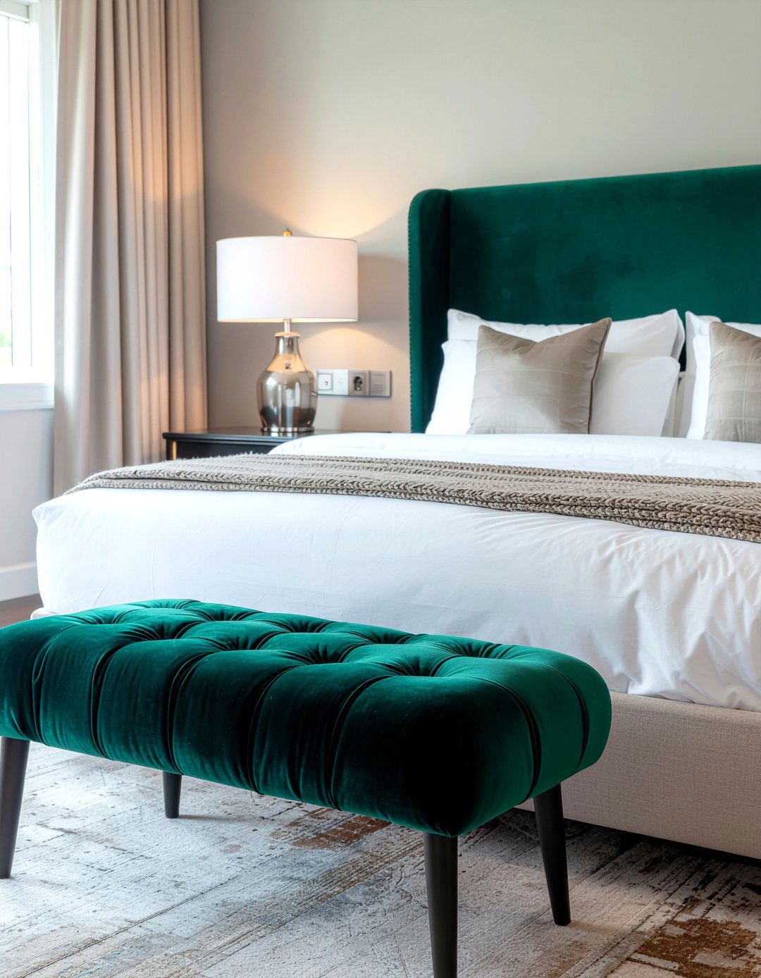 Velvet Furniture Accent - 30 hotel bedroom ideas