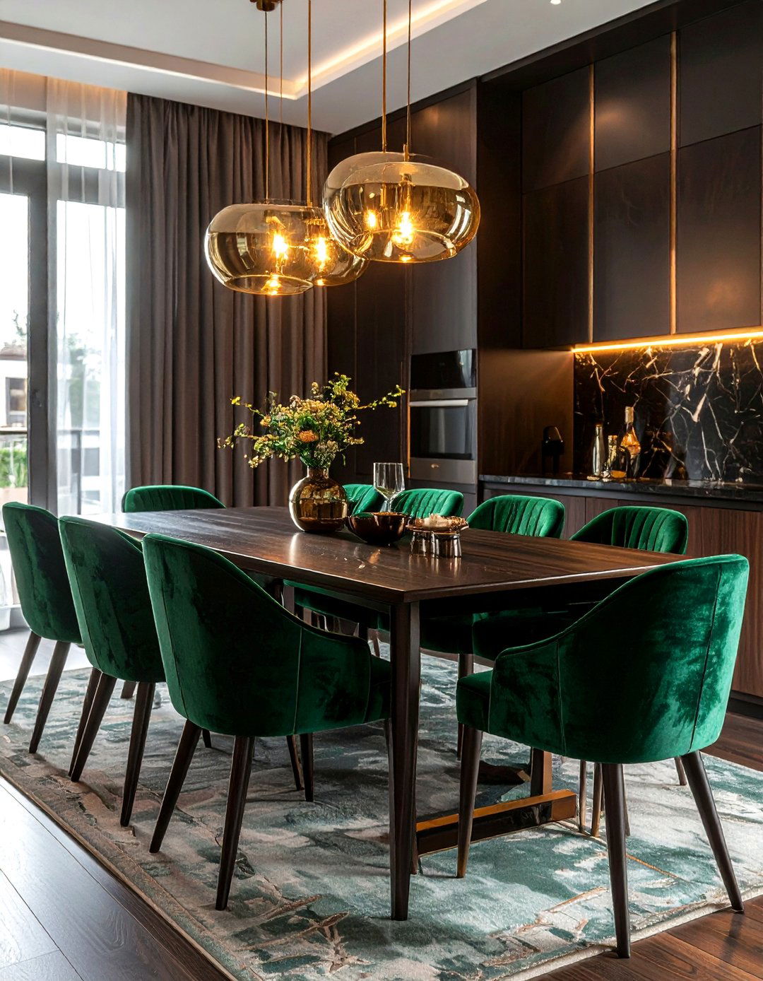 Velvet Furniture Dining Room - 30 designer dining room ideas