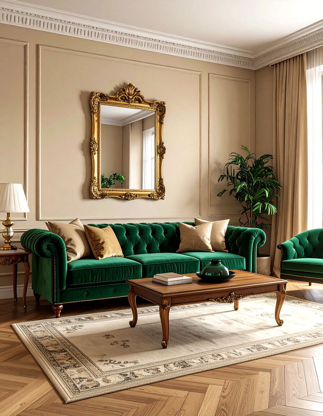 Velvet Furniture Sitting Room - 30 old house decor ideas