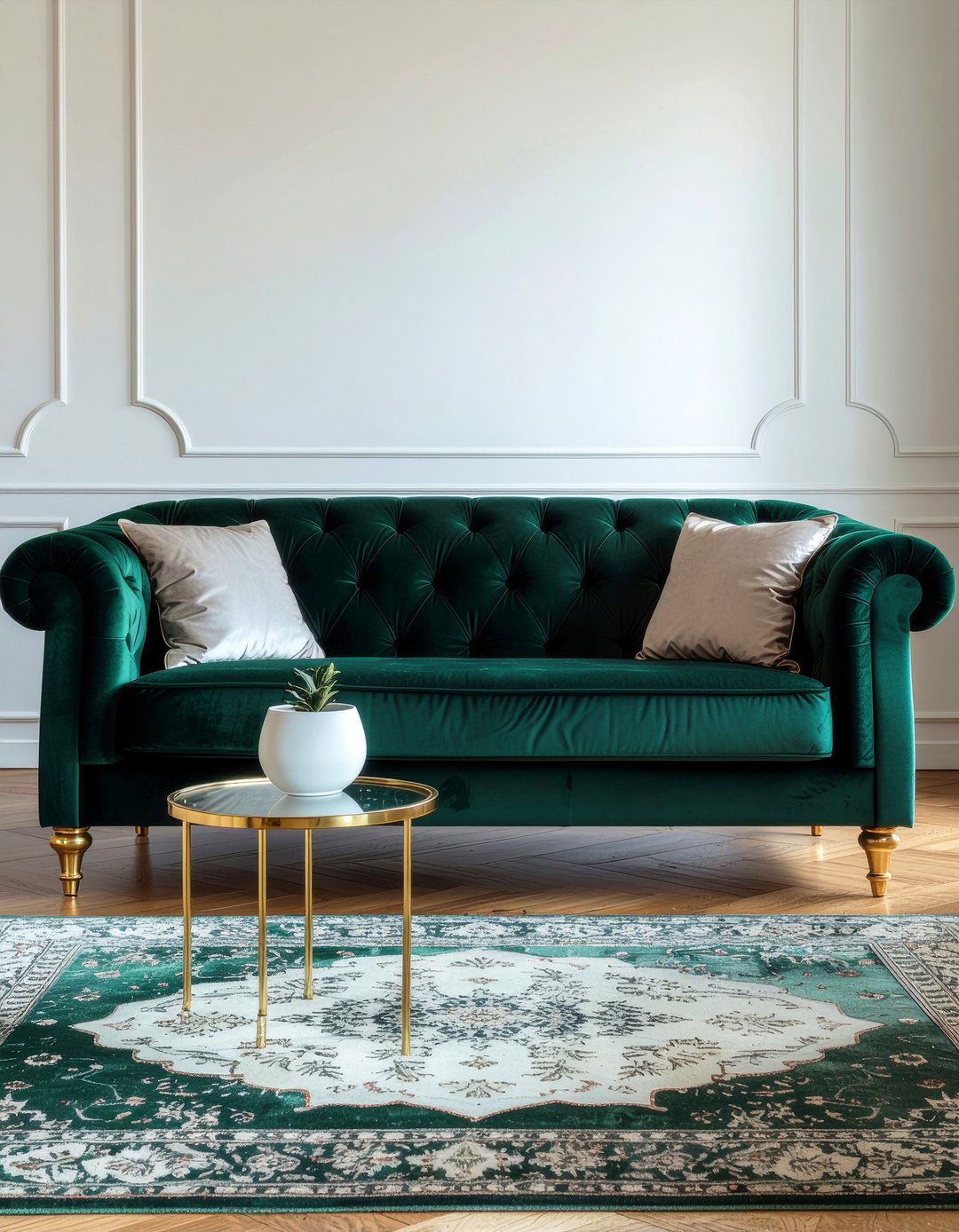 Velvet Furniture Textures - 30 living room entertaining ideas