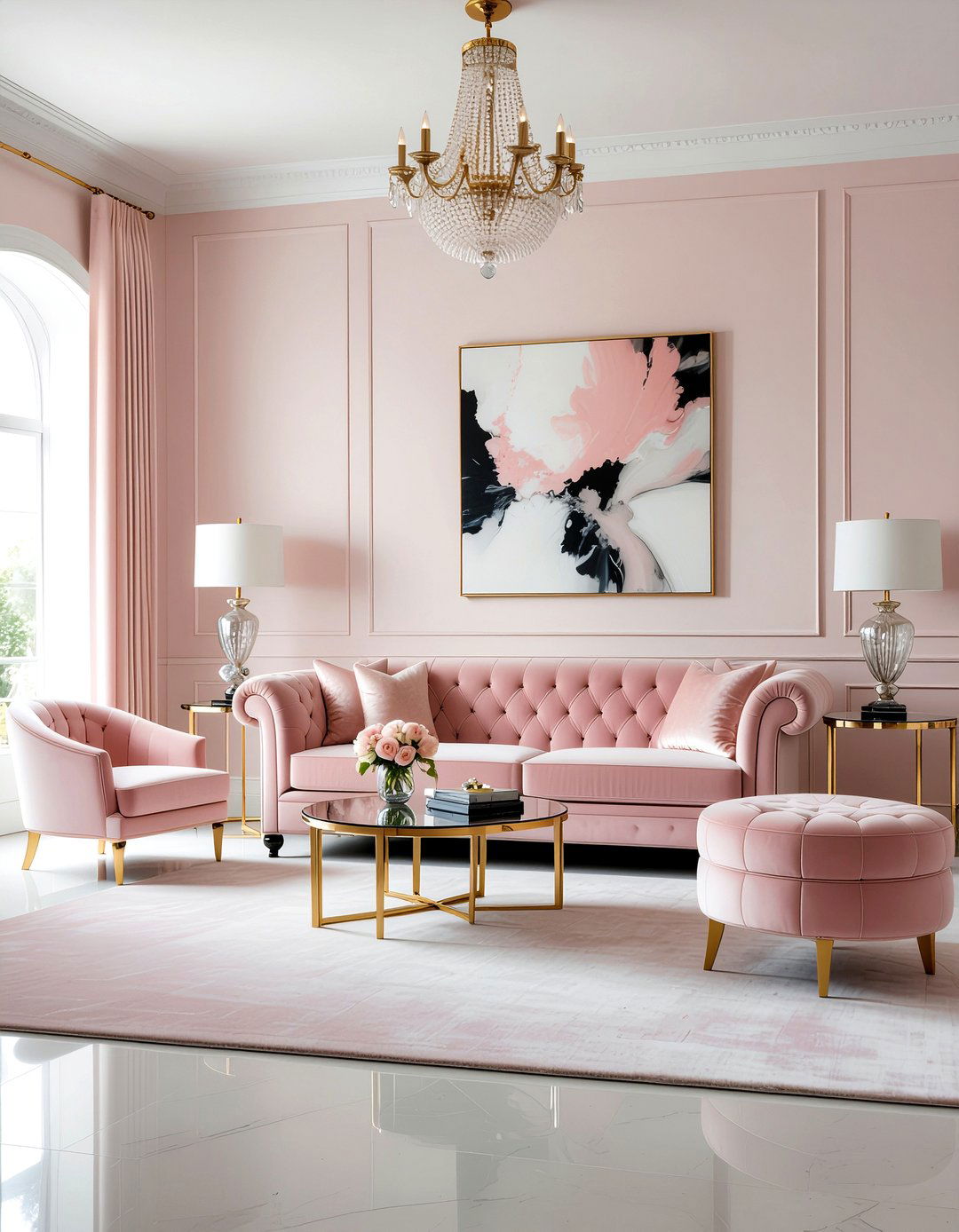 Velvet Glam Sofa And Loveseat - 30 living room sofa and loveseat ideas