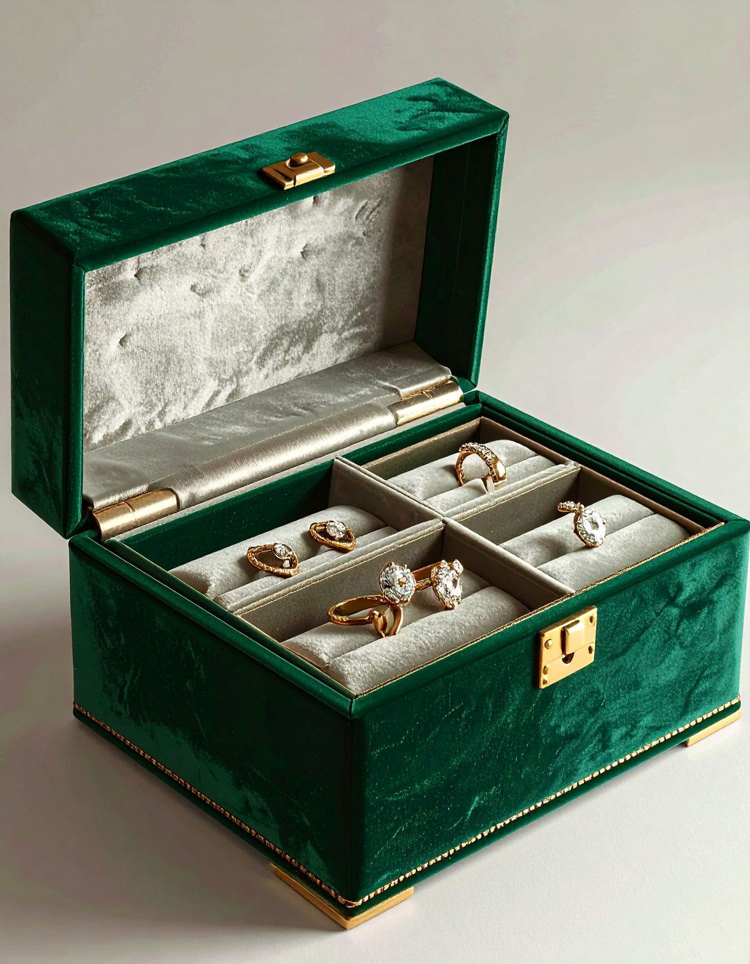 Velvet Jewelry Organizer - 30 jewelry box ideas