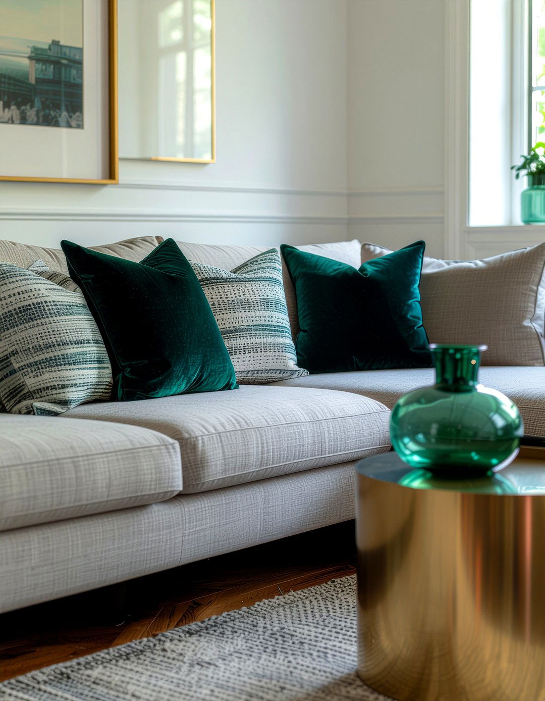 Velvet Living Room Pillows - 30 layered texture living room ideas