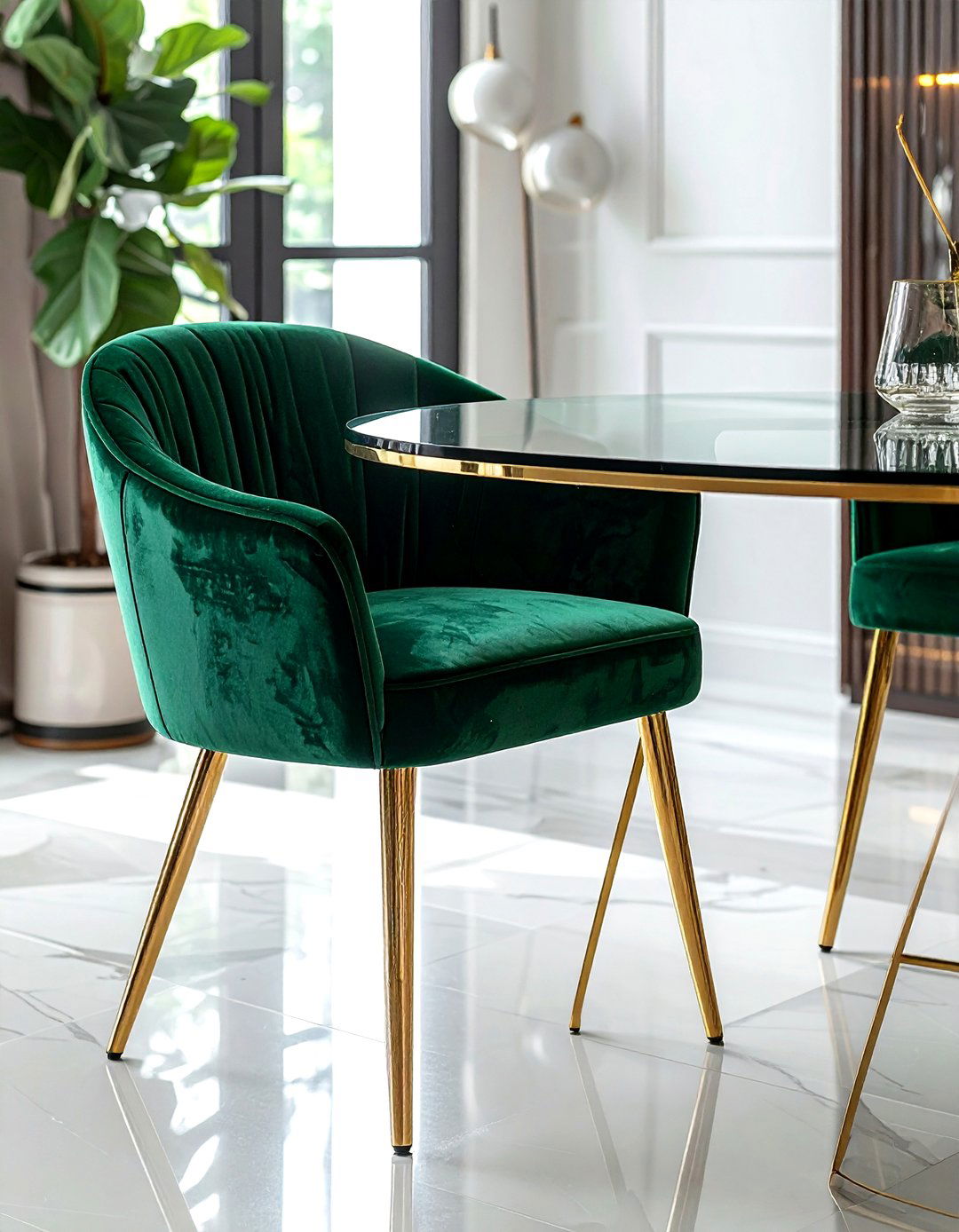 Velvet Parsons Dining Chair - 30 parsons dining chair ideas