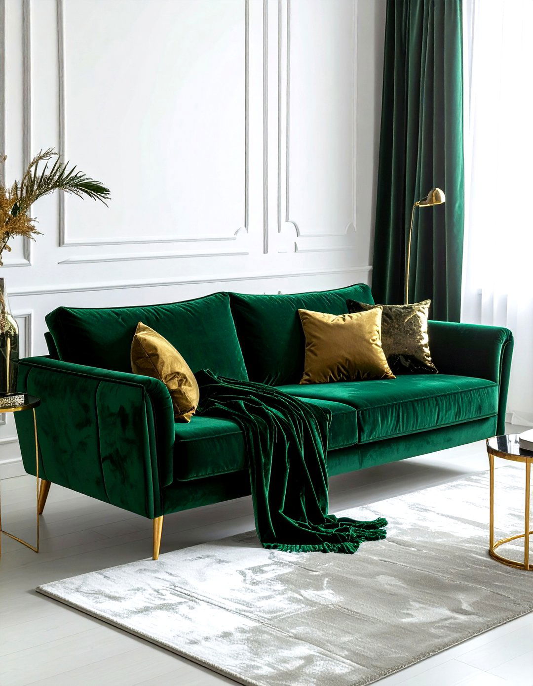 Velvet Plush Throw - 30 cozy throw ideas