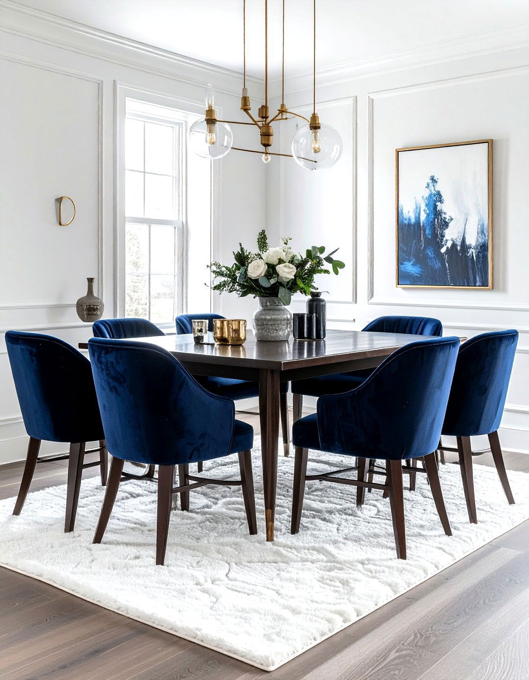 Velvet Seating Dining Room - 30 Nashville dining room ideas