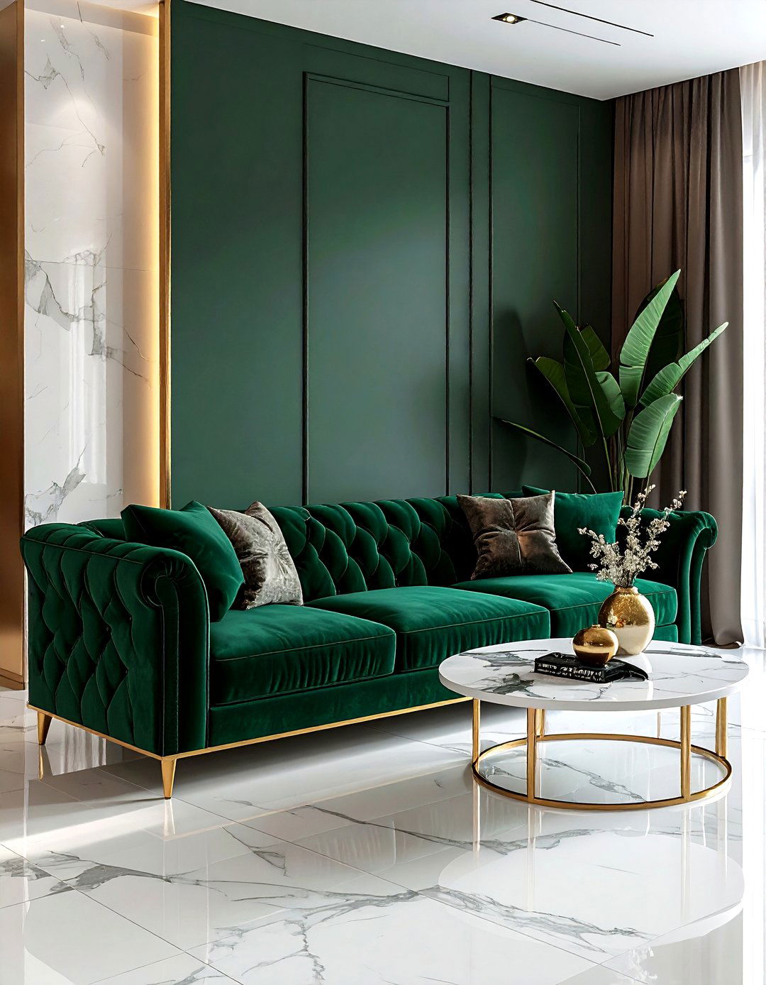 Velvet Sofa - 30 one-of-a-kind decor ideas