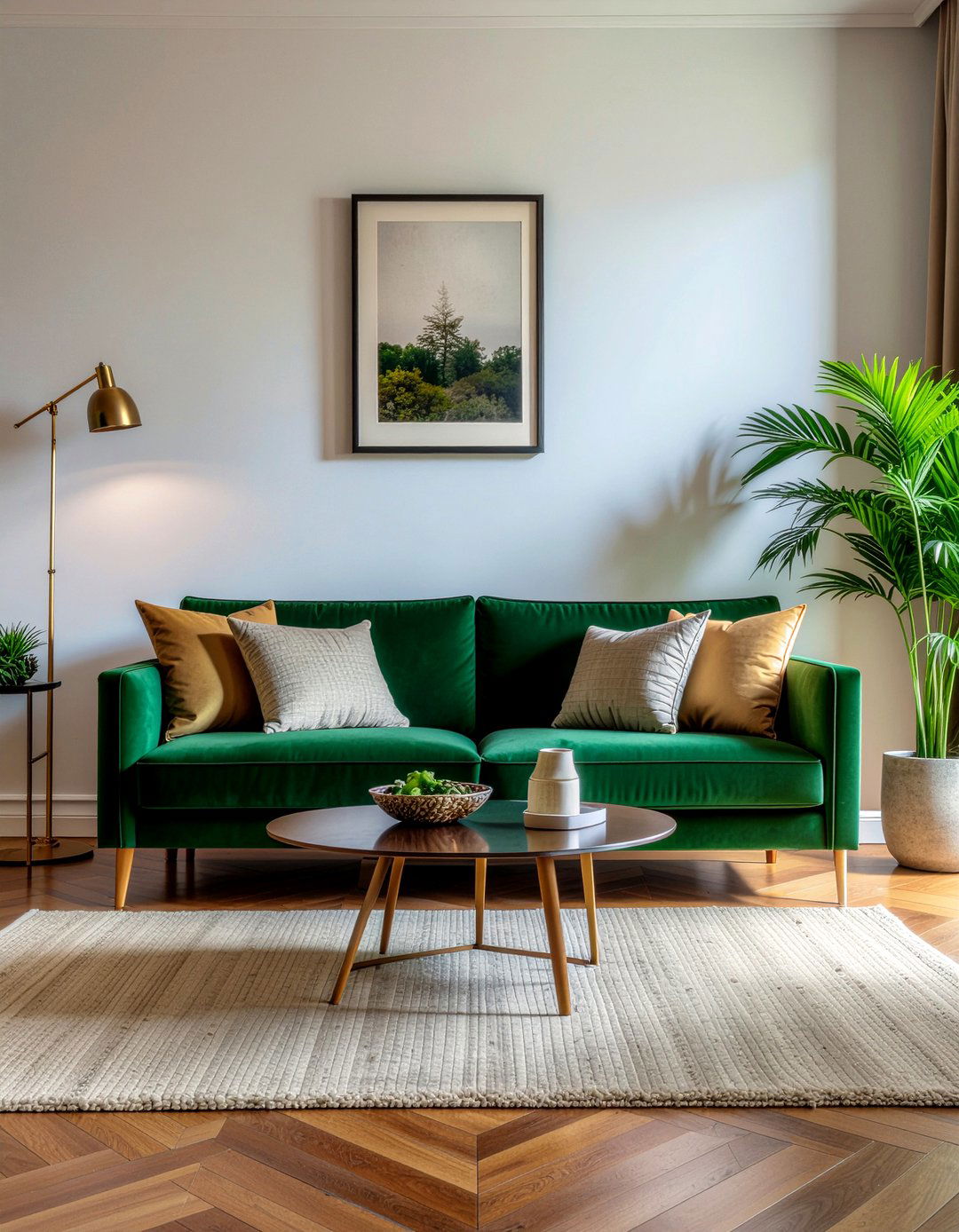 Velvet Sofa Bronze Furniture Legs - 30 bronze accent living room ideas