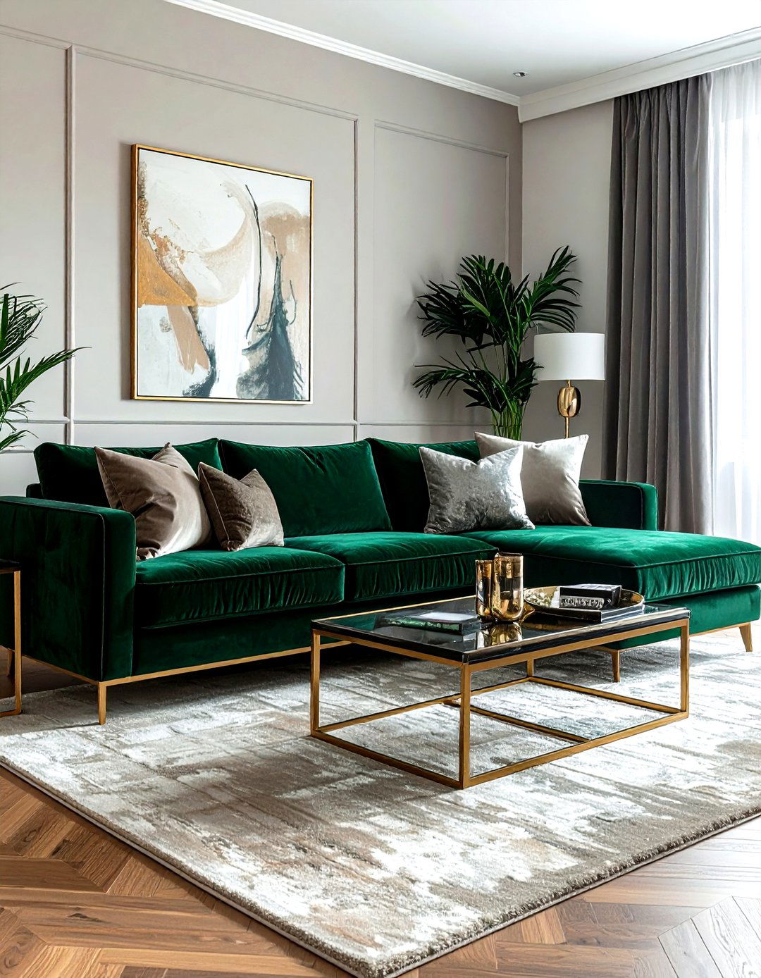 Velvet Sofa Living Room - 30 luxury living room ideas