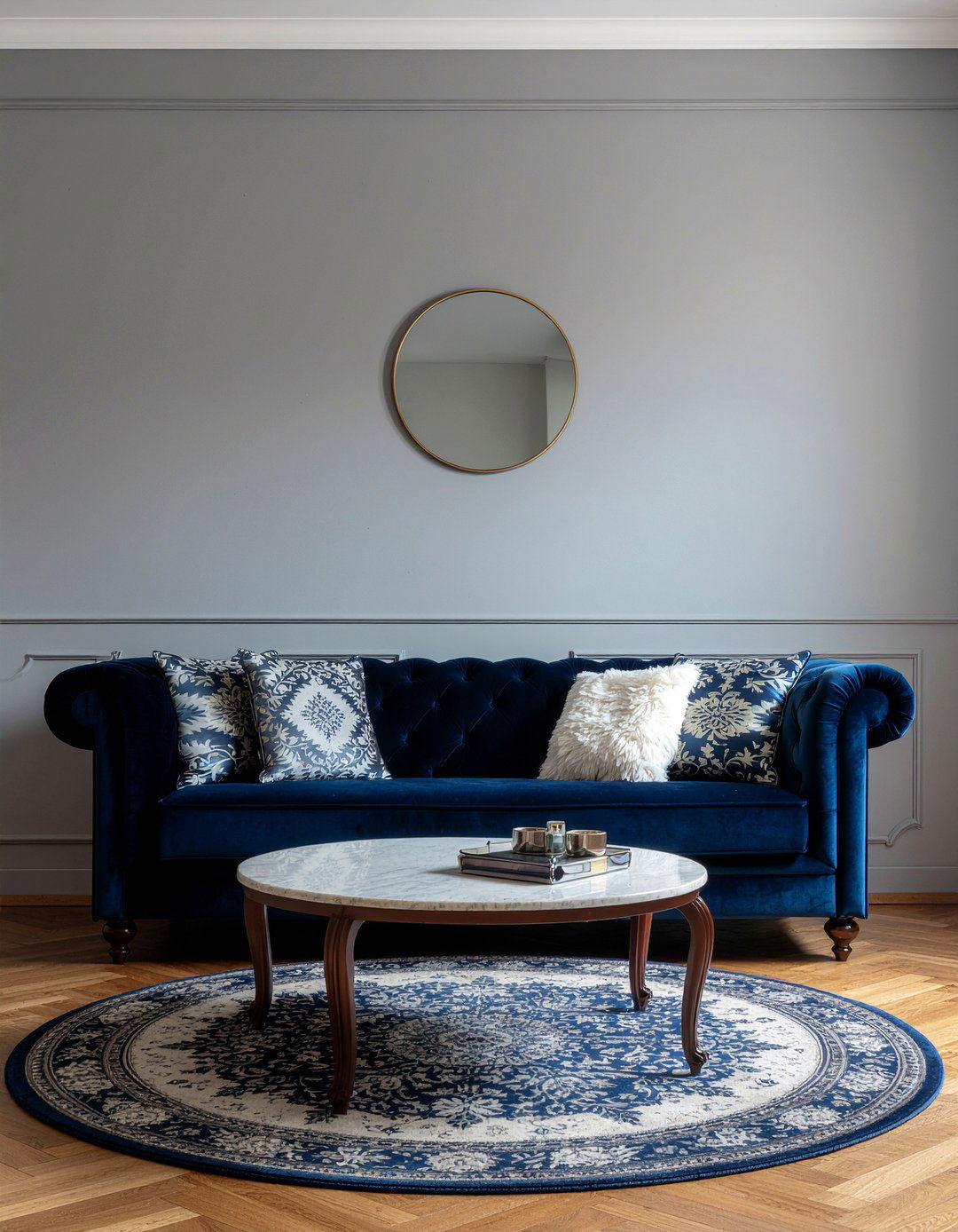 Velvet Sofa Living Room - 30 antique living room ideas