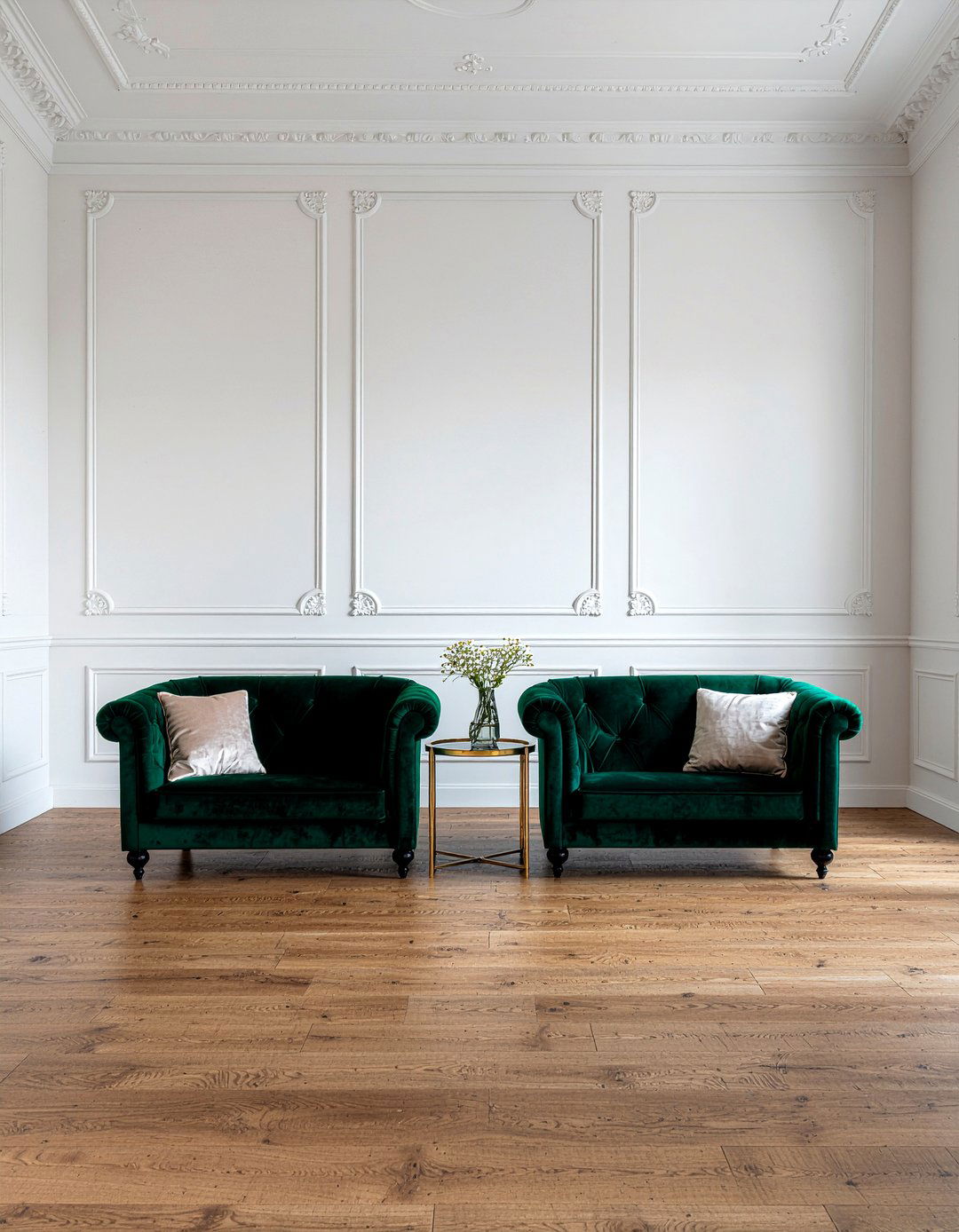 Velvet Sofa Pair - 30 living room two sofa ideas