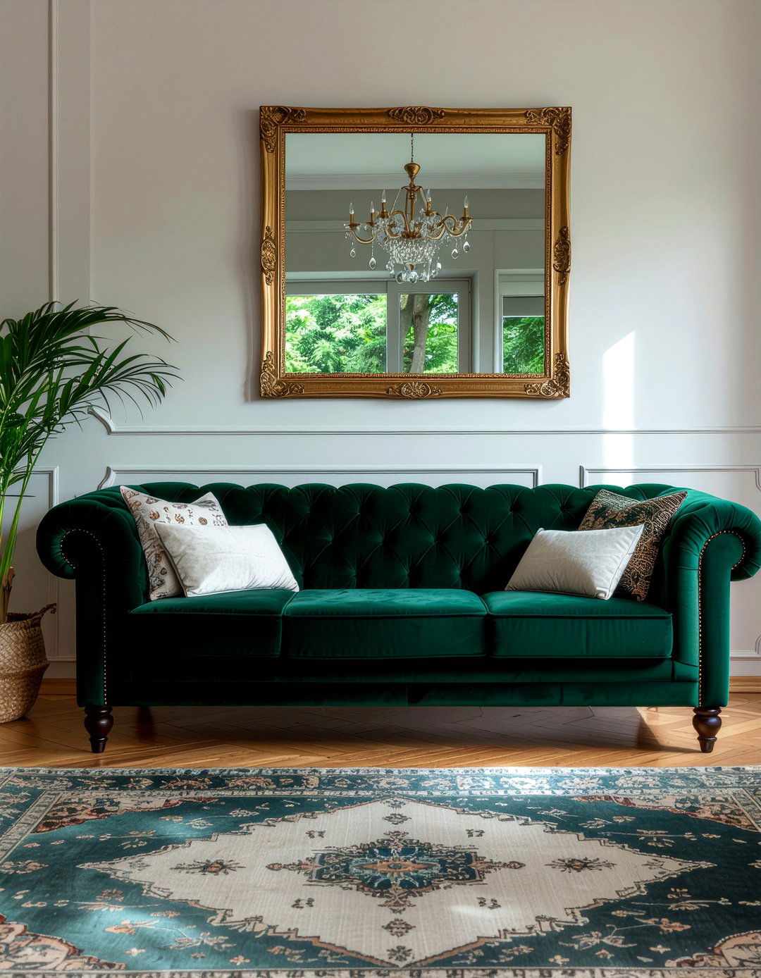 Velvet Sofa Set - 30 Turkish living room ideas