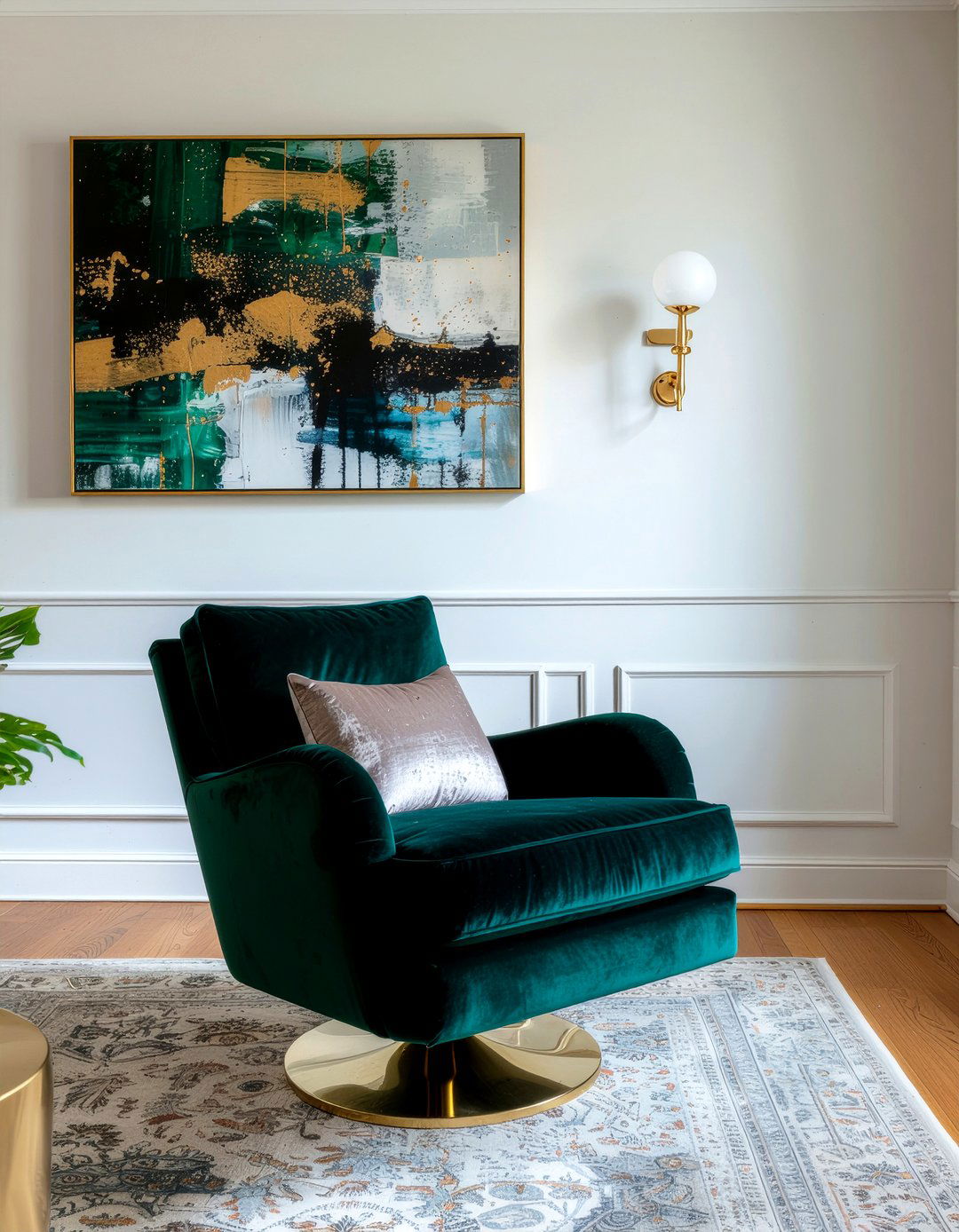 Velvet Swivel Recliner - 30 living room swivel recliner ideas