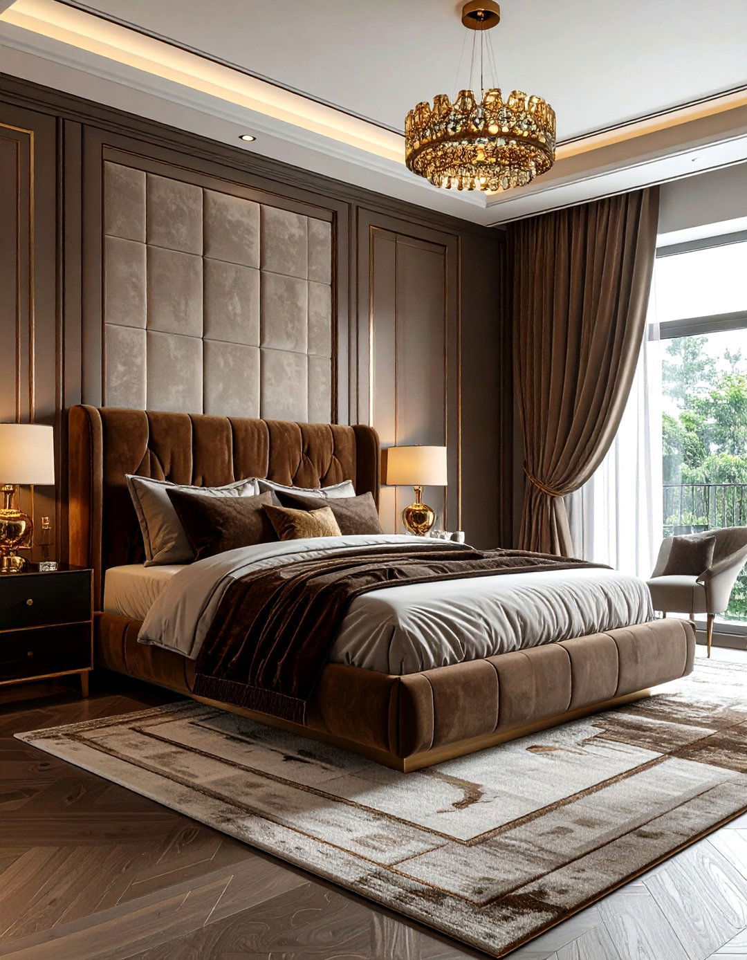 Velvet Texture Bedroom - 30 retreat bedroom ideas