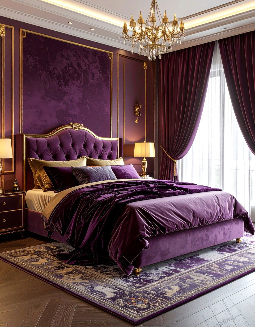 Velvet Texture Bedroom - 30 bedroom conversation starter ideas