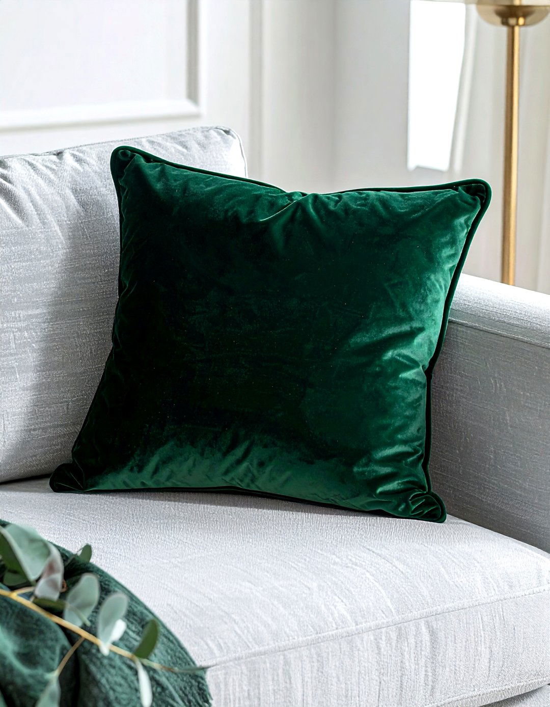 Velvet Throw Pillow - 30 throw pillow ideas