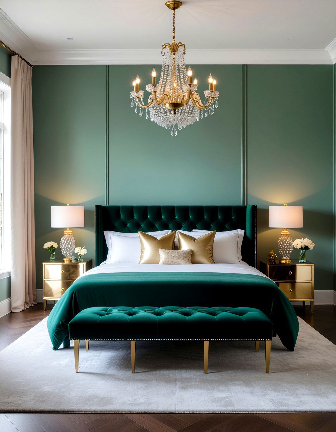 Velvet Tufted Bedroom Set - 30 affordable bedroom sets