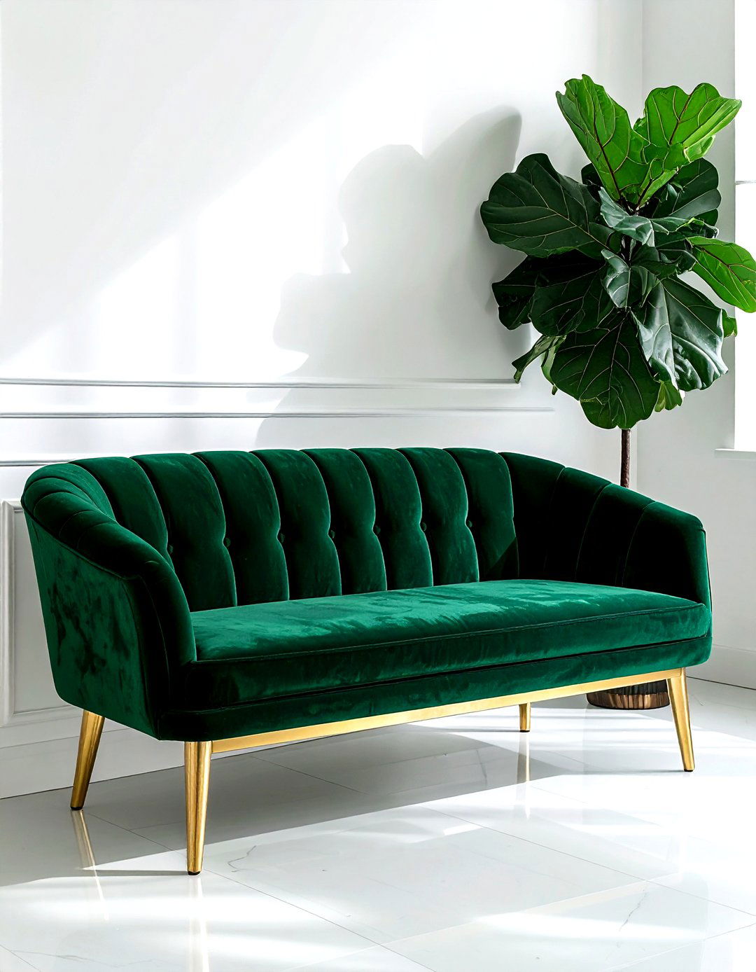 Velvet Upholstered Bench - 30 living room bench seating