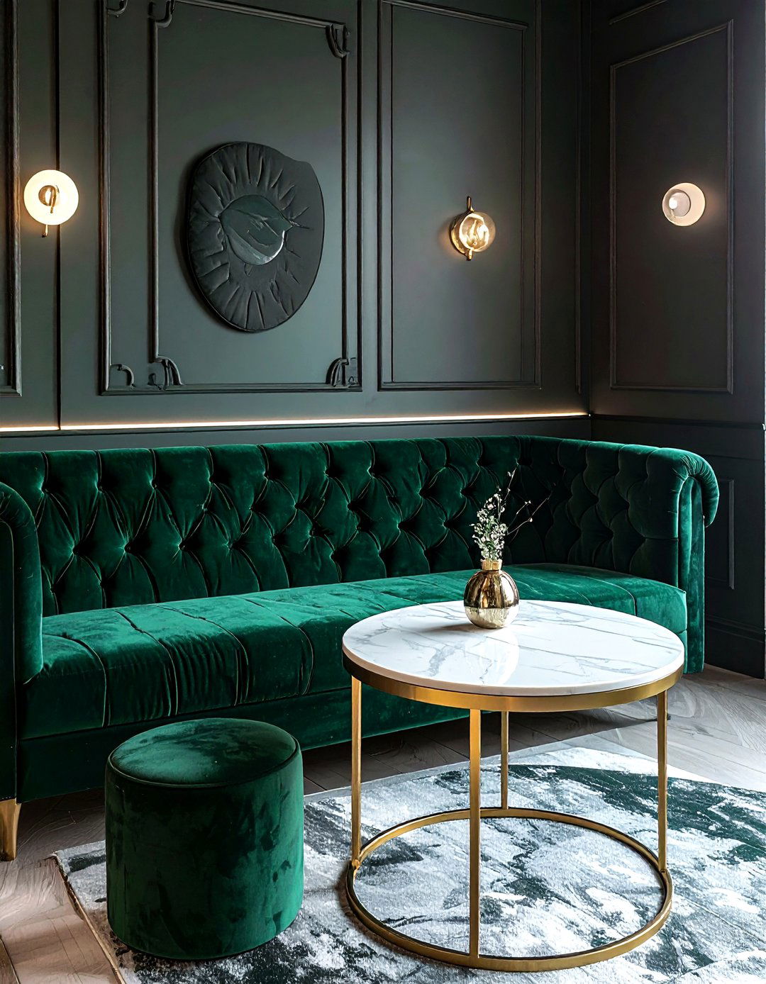 Velvet Upholstered Booth - 30 corner dining area ideas