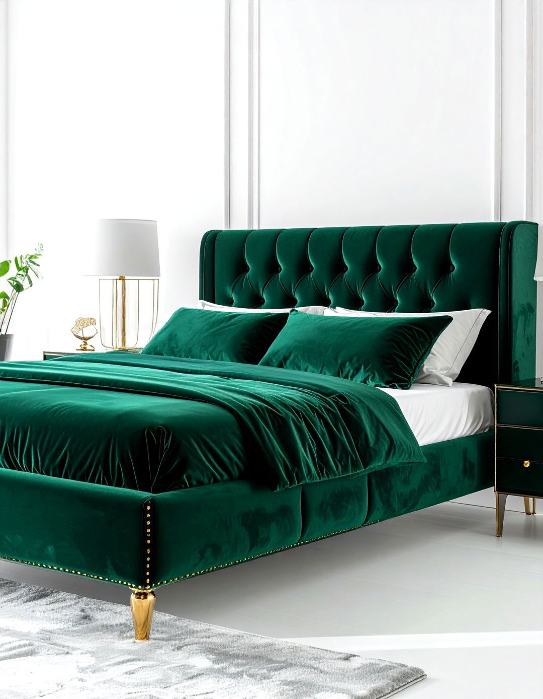Velvet Upholstered Drawers - 30 living room under bed storage ideas