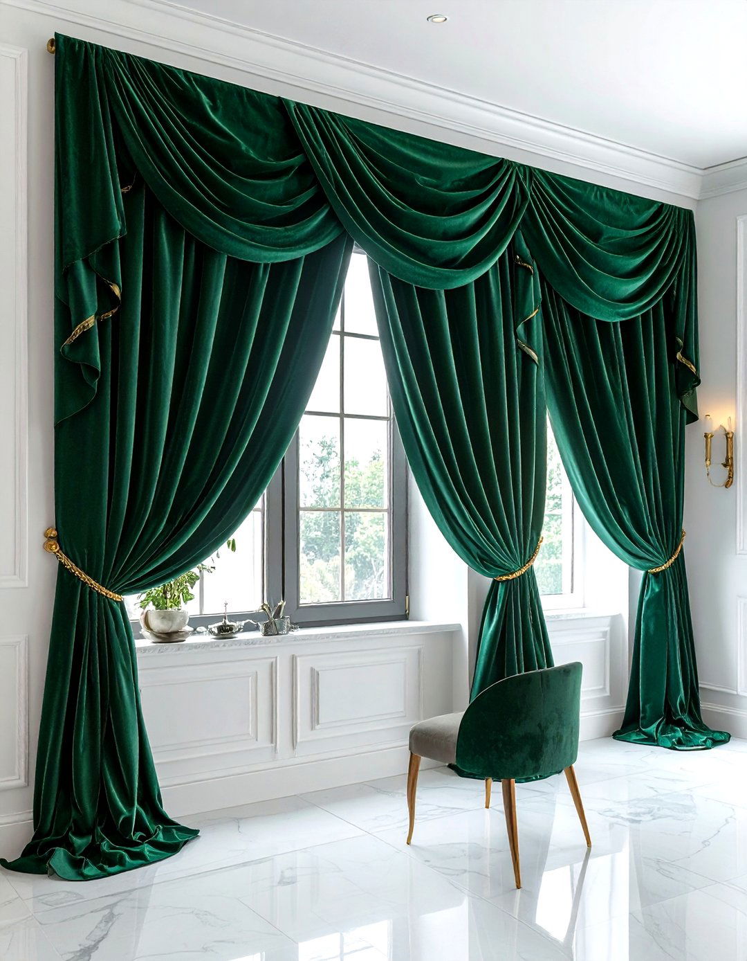 Velvet Valance - 30 valance ideas
