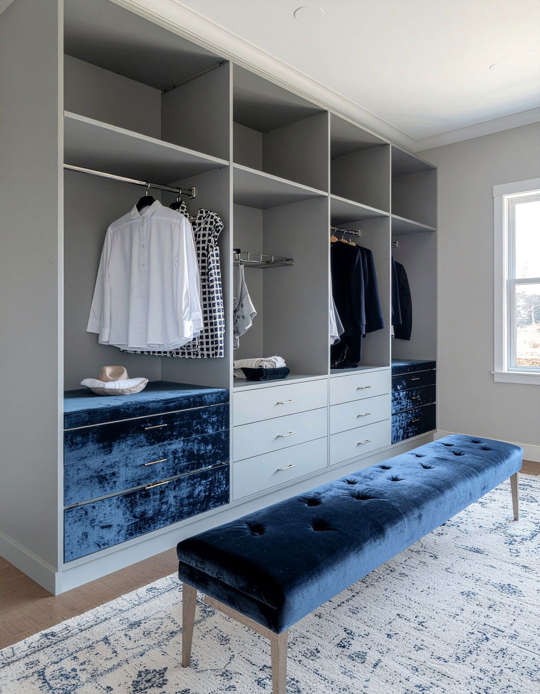 Velvet Walk In Closet - 30 bedroom walk-in closets