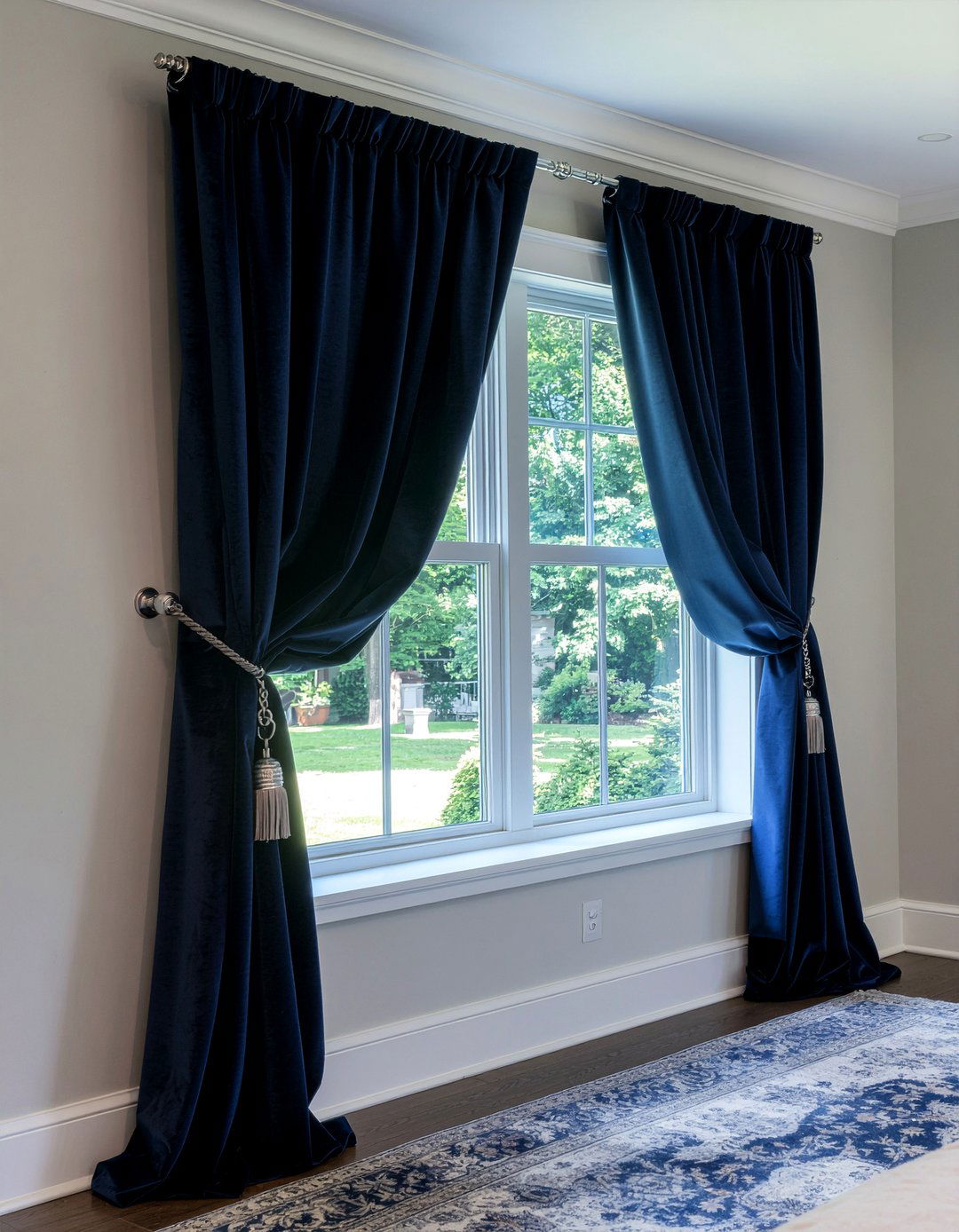 Velvet Window Drapes - 30 dining room investment piece ideas