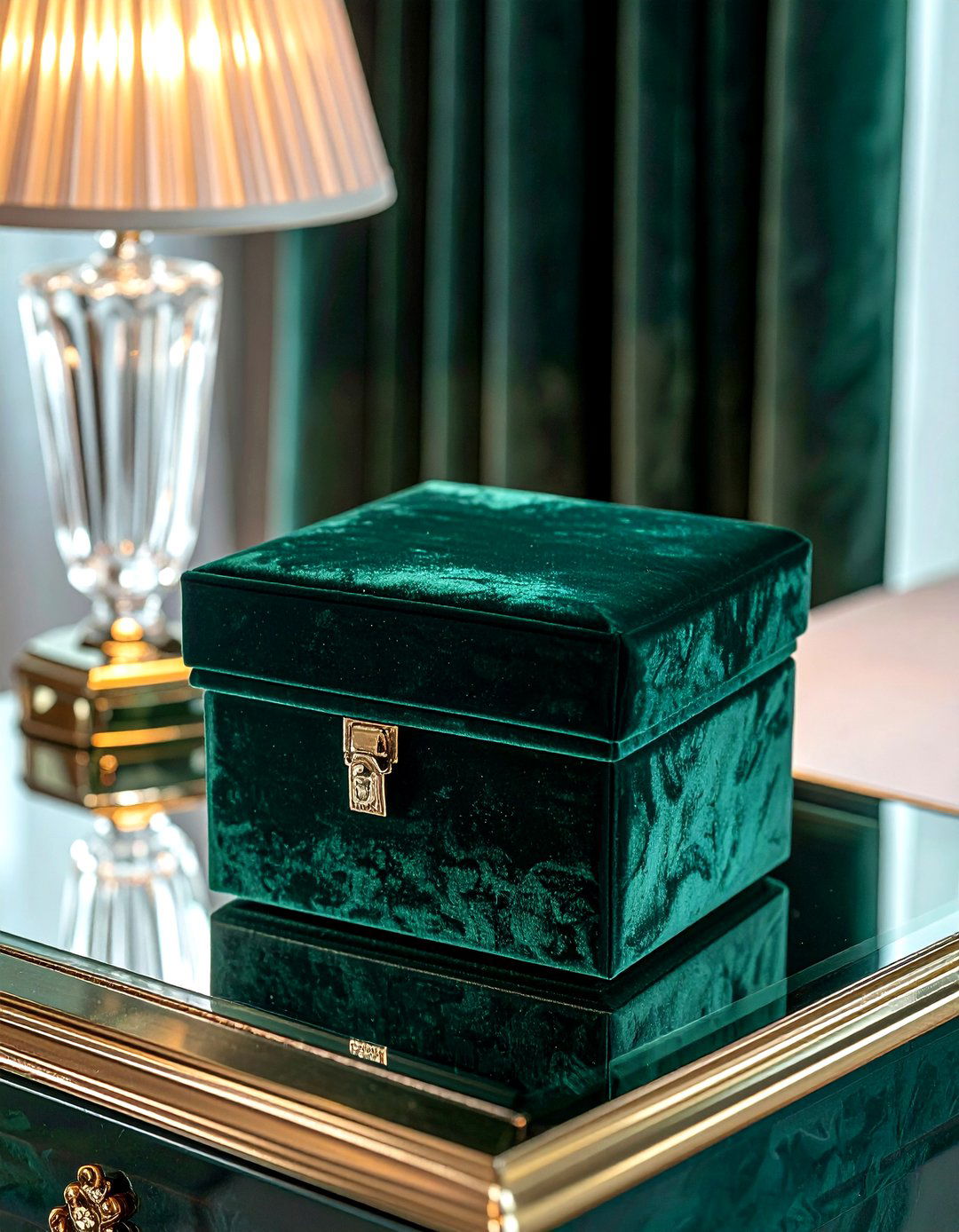 Velvet box - 30 decorative box ideas