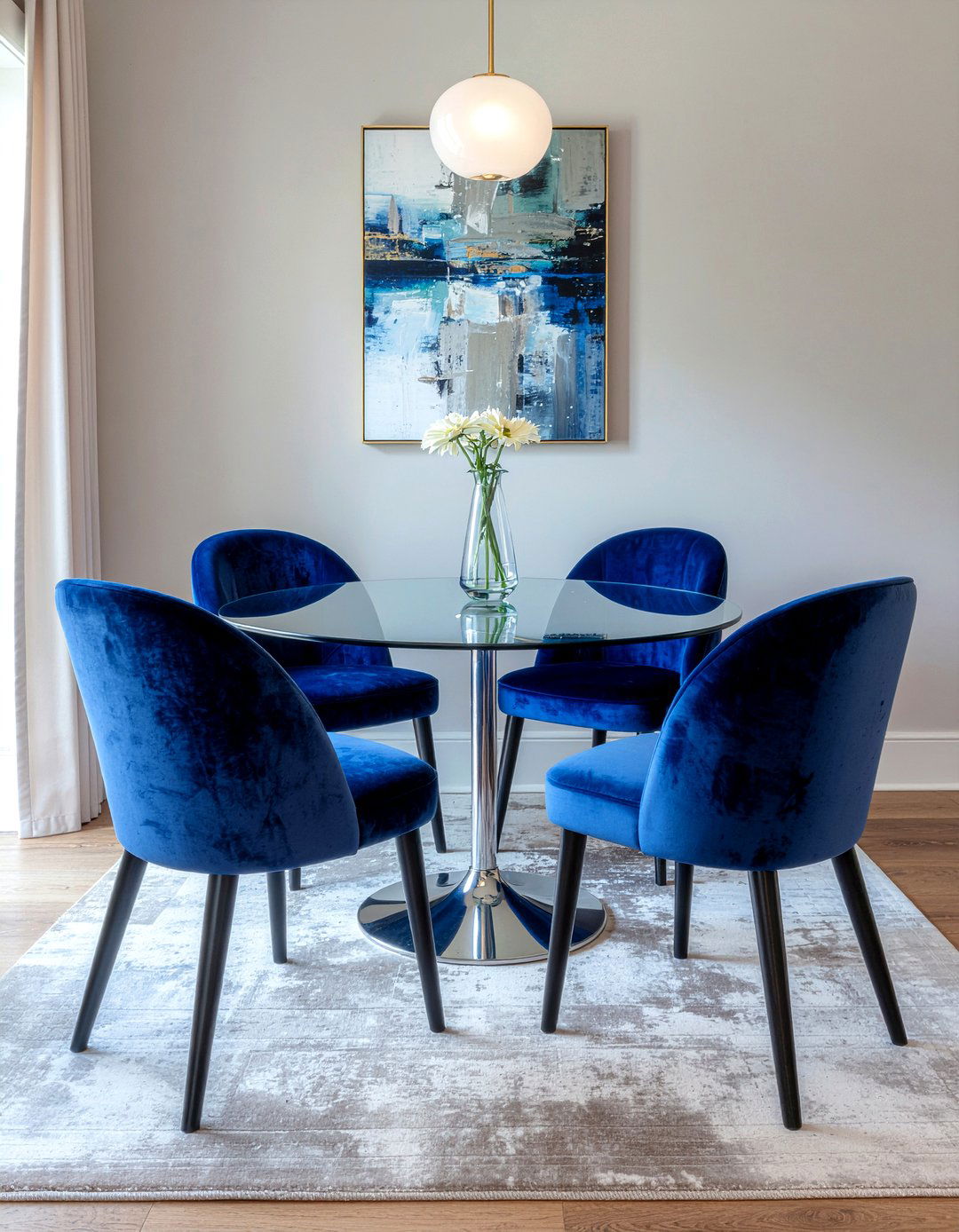 Velvet dining room chairs - 30 Portland dining room ideas