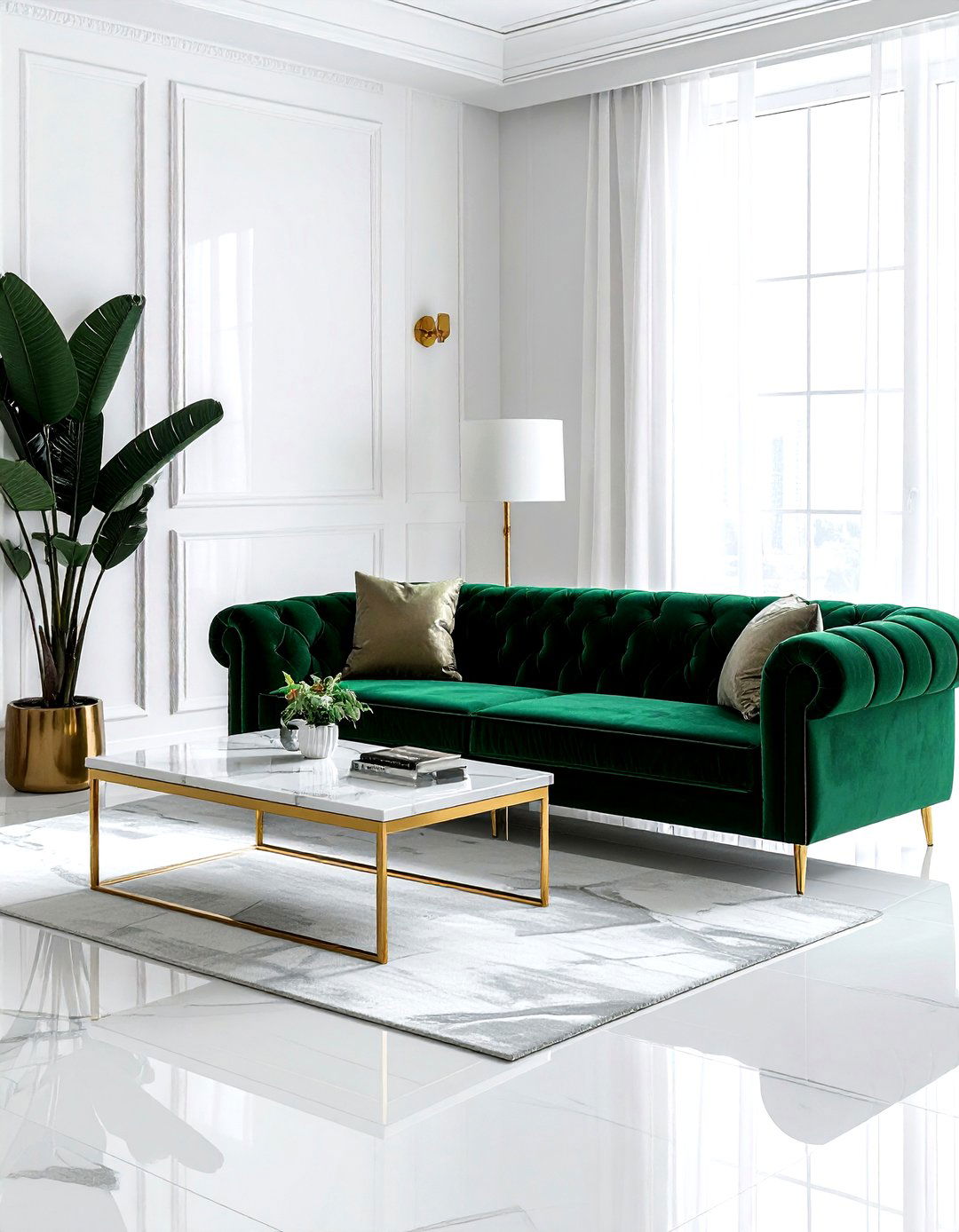 Velvet furniture - 30 dreamy decor ideas