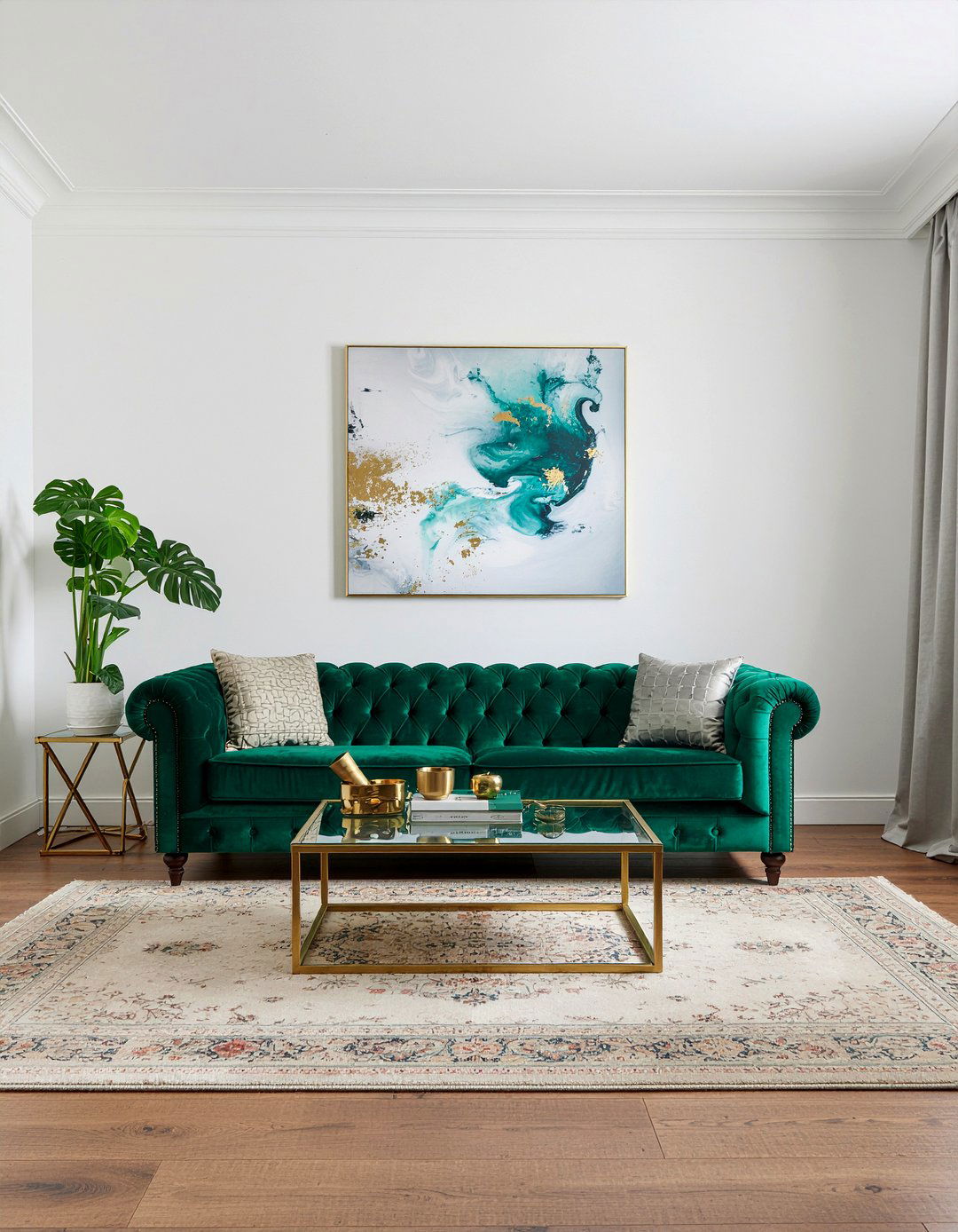 Velvet living room - 30 sanctuary living room ideas