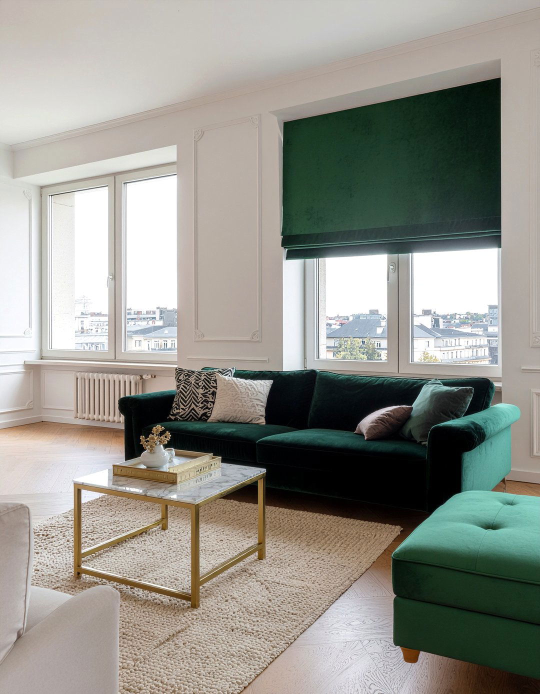 Velvet roller blinds - 30 living room roller blinds