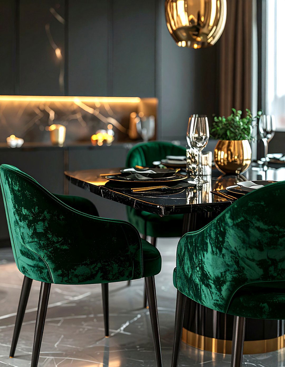 Velvet slipcovered dining chairs - 30 slipcovered dining chair ideas
