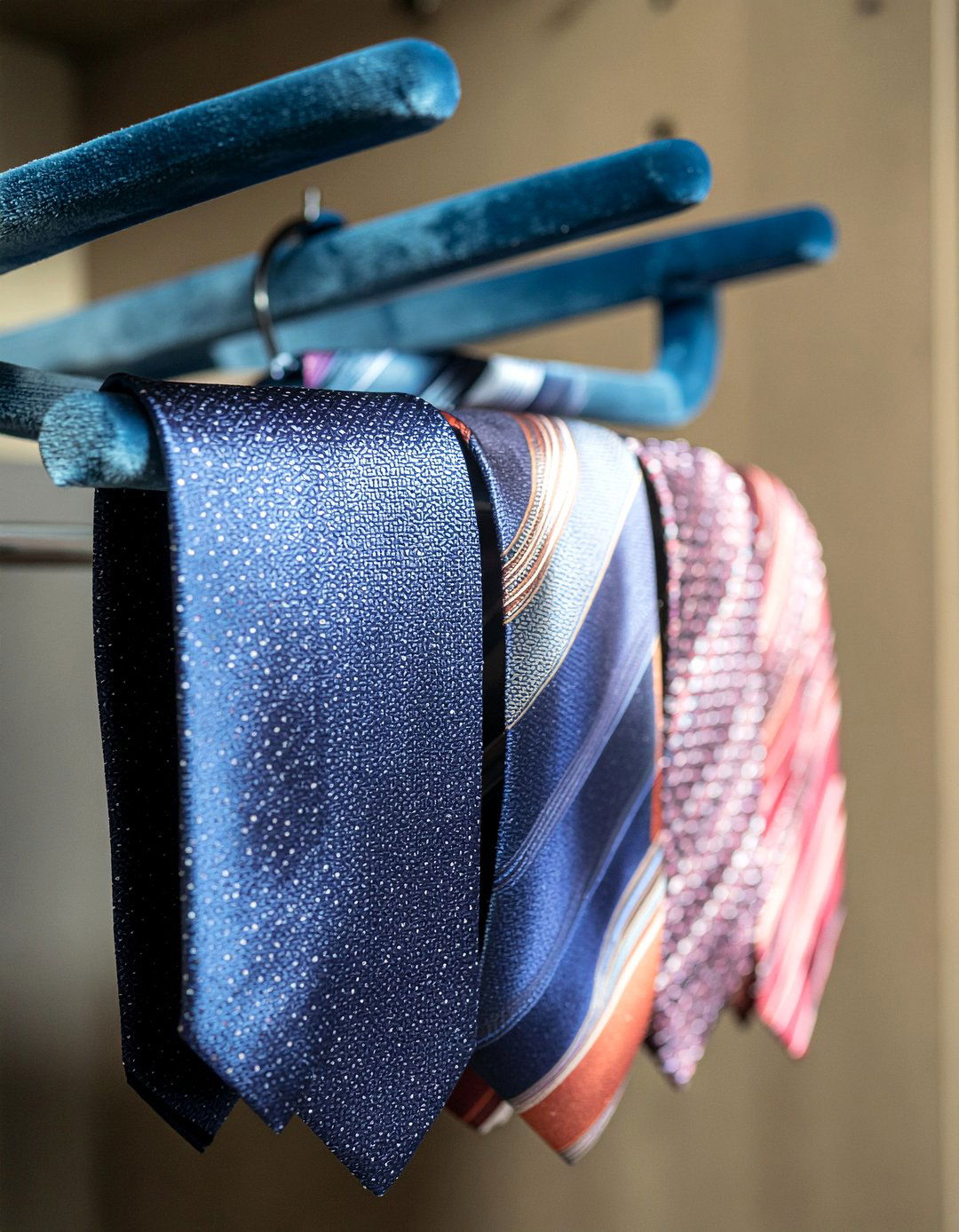 Velvet tie hangers - 30 bedroom velvet hangers