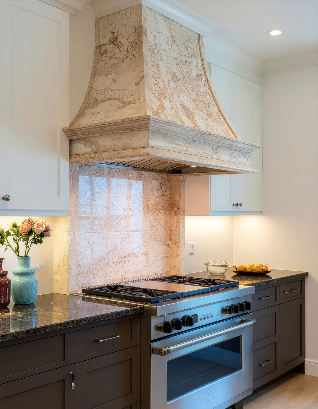 Venetian Plaster Hood - 30 plaster hood kitchen ideas