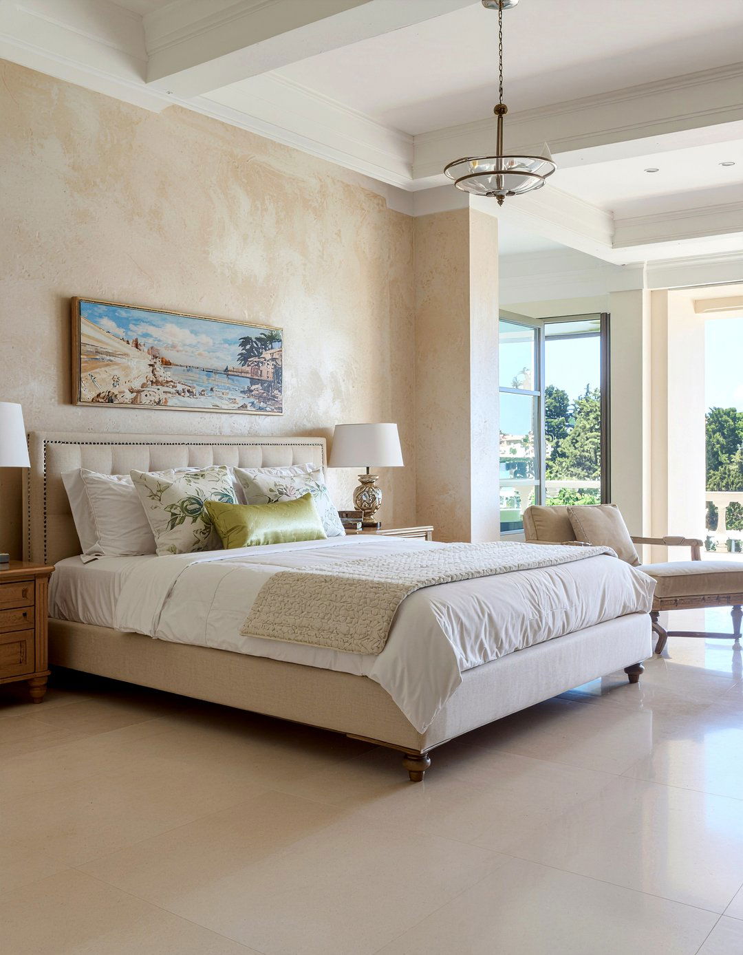 Venetian plaster walls - 30 Italian bedroom ideas