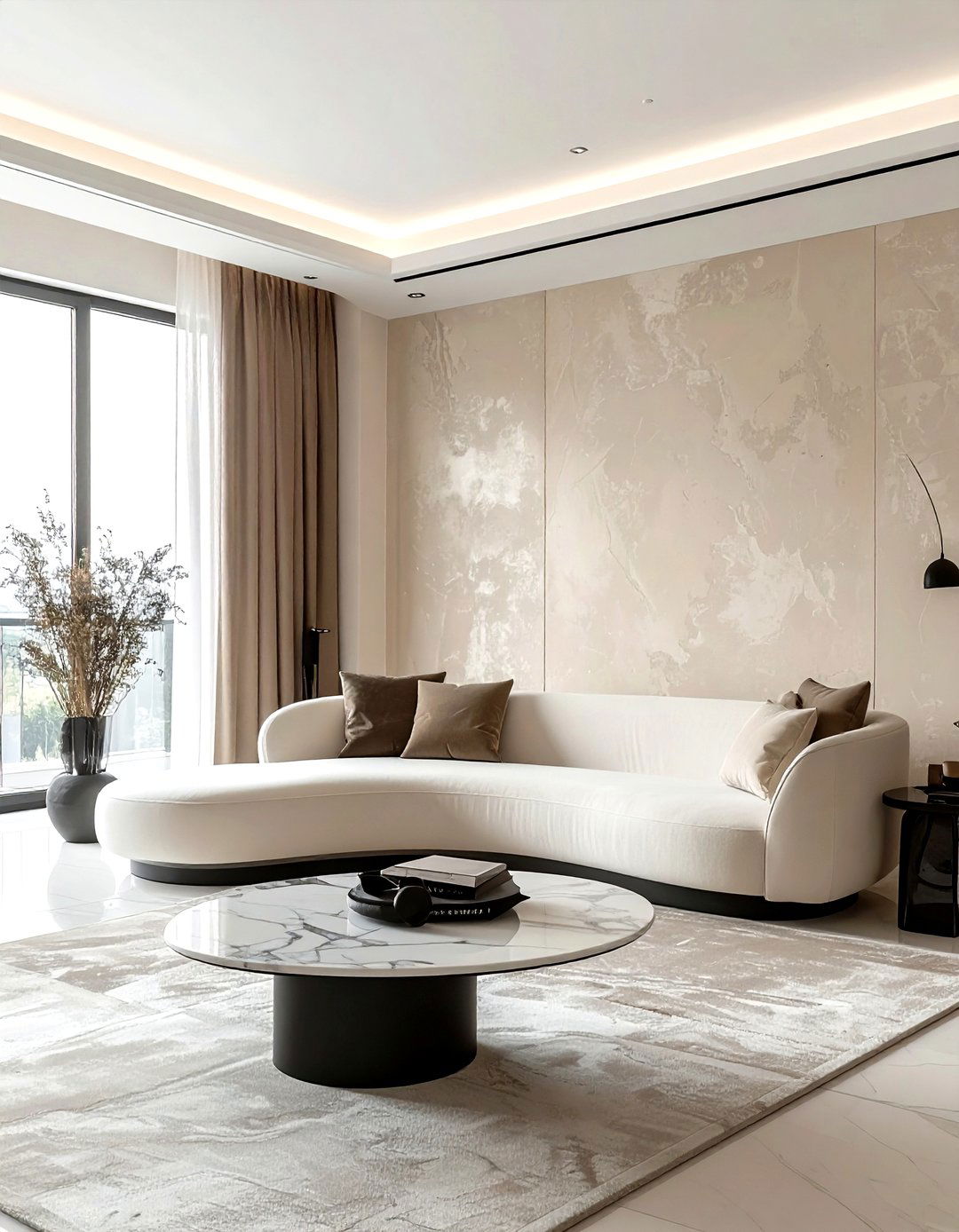 Venetian plaster walls - 30 sumptuous decor ideas