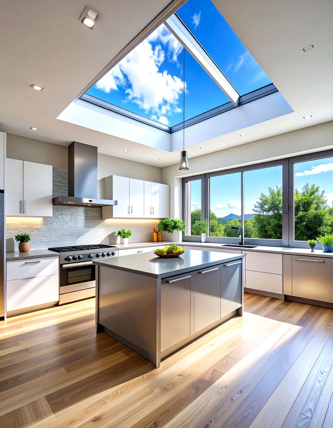 Vented Kitchen Skylight - 30 kitchen skylight ideas