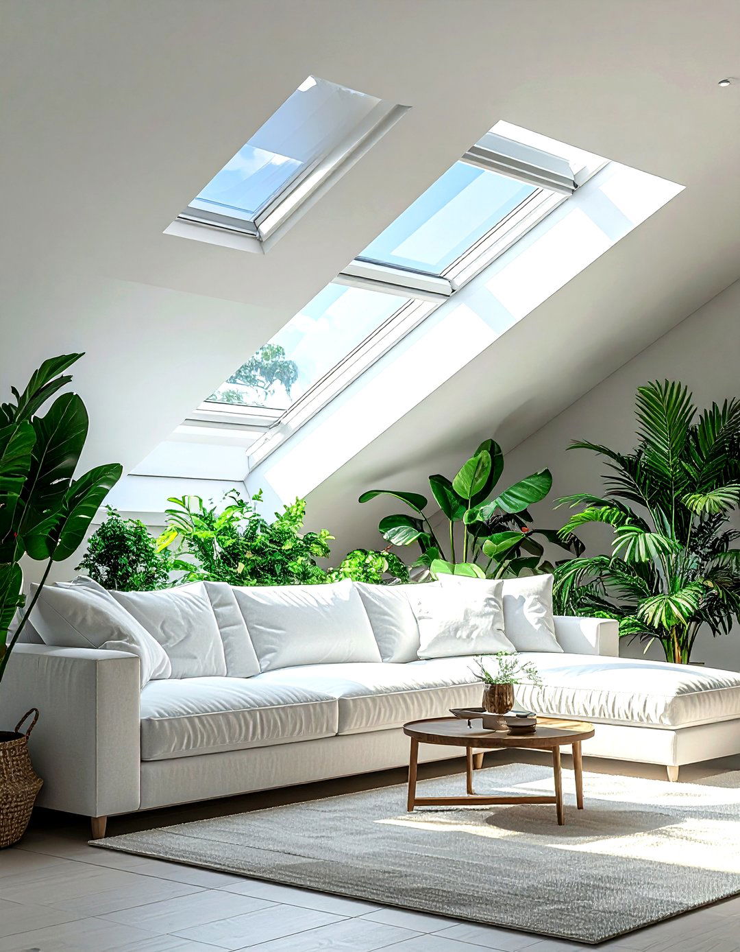 Vented Living Room Skylight - 30 living room skylights