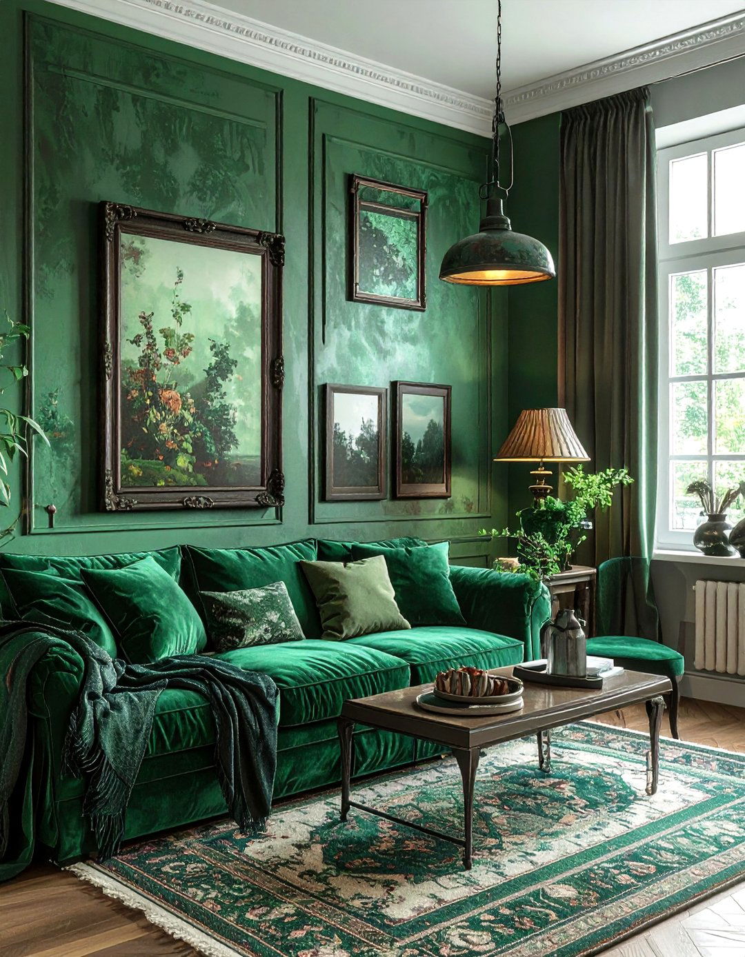 Verdigris green vintage decor - 30 bohemian green bedroom ideas