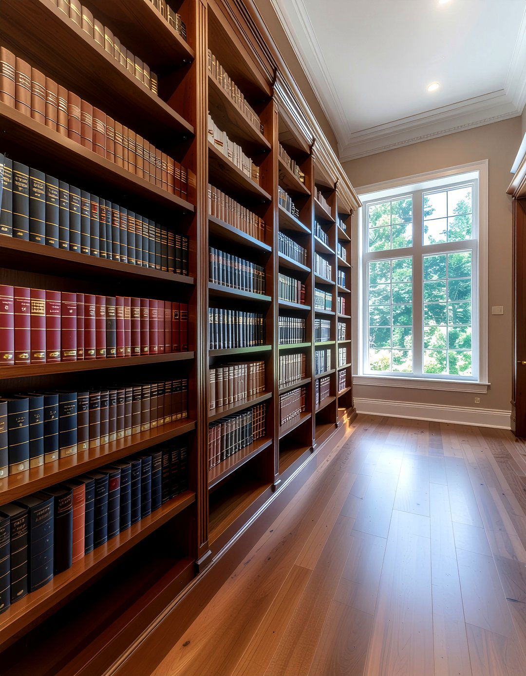 Vertical Bookshelf Wall - 30 bedroom wall shelving ideas