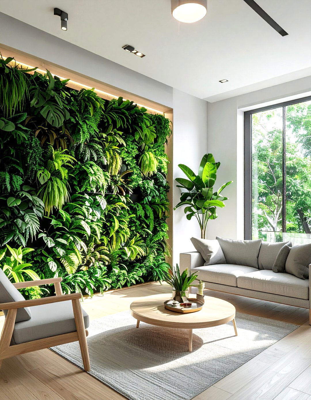 Vertical Garden - 30 living room wall ideas