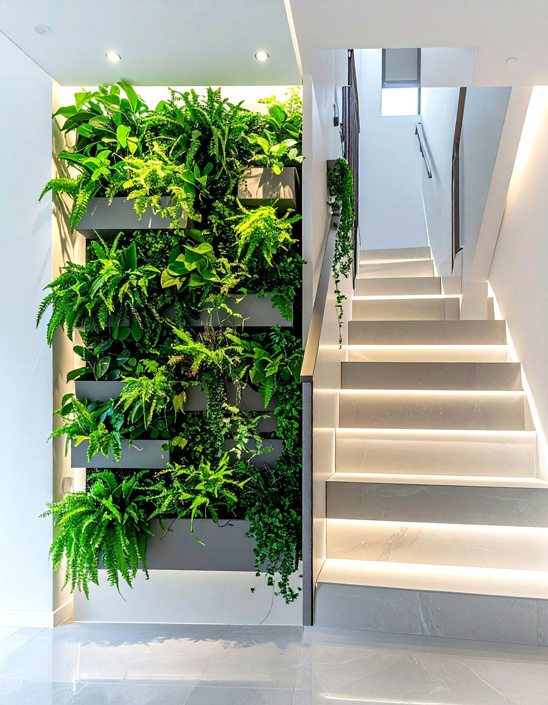 Vertical Garden - 30 staircase wall ideas