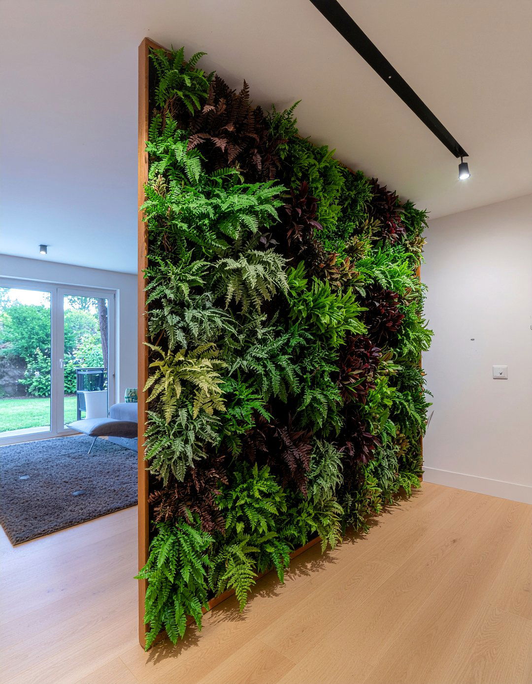 Vertical Garden Partition - 30 living room divider ideas