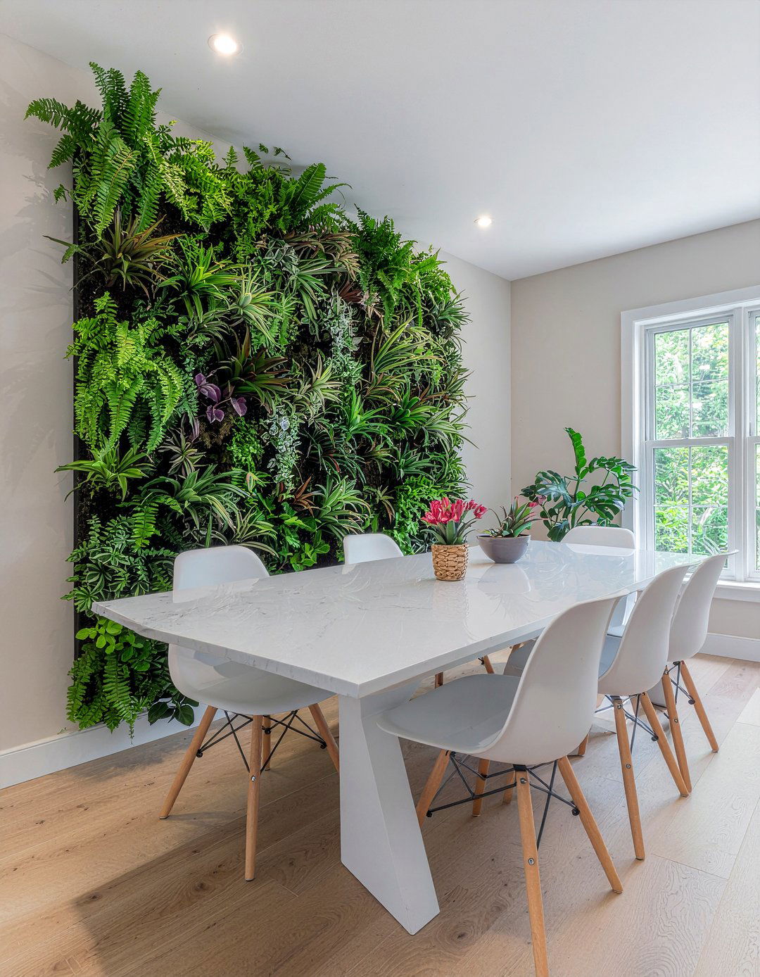 Vertical Garden Wall - 30 Balinese dining room ideas
