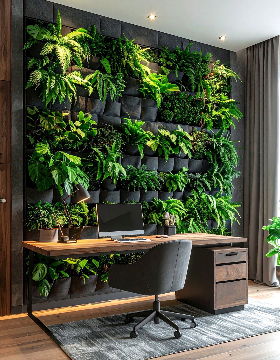 Vertical Garden Wall Felt - 30 indoor planter ideas