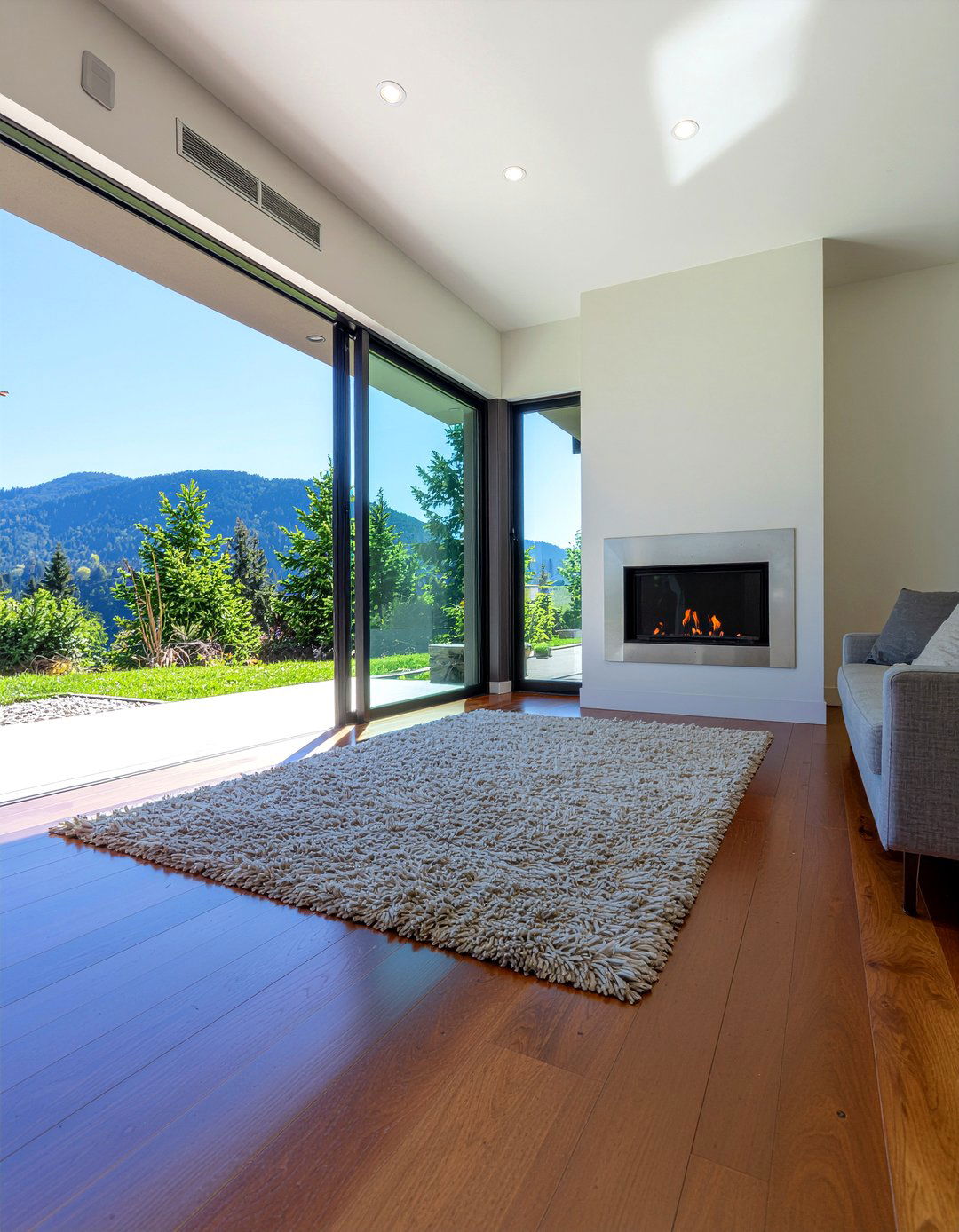 Vertical Gas Fireplace Unit - 30 living room gas fireplace ideas